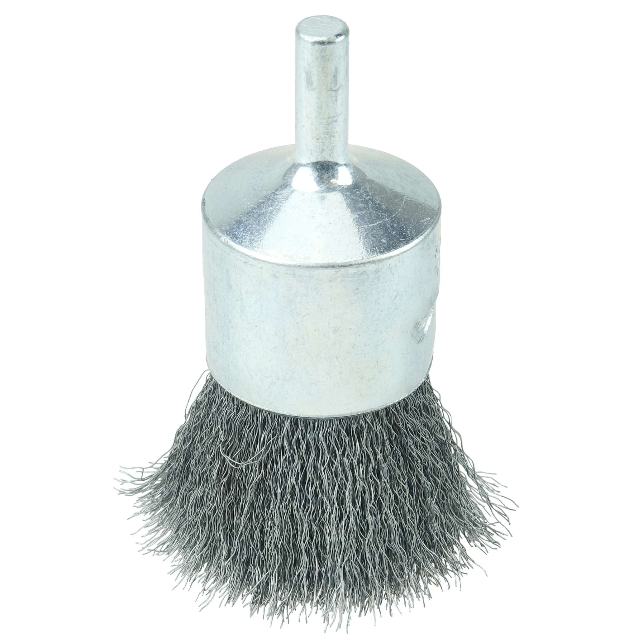 1" Cepillo de Punta con Vástago de Alambre Ondulado, .006"