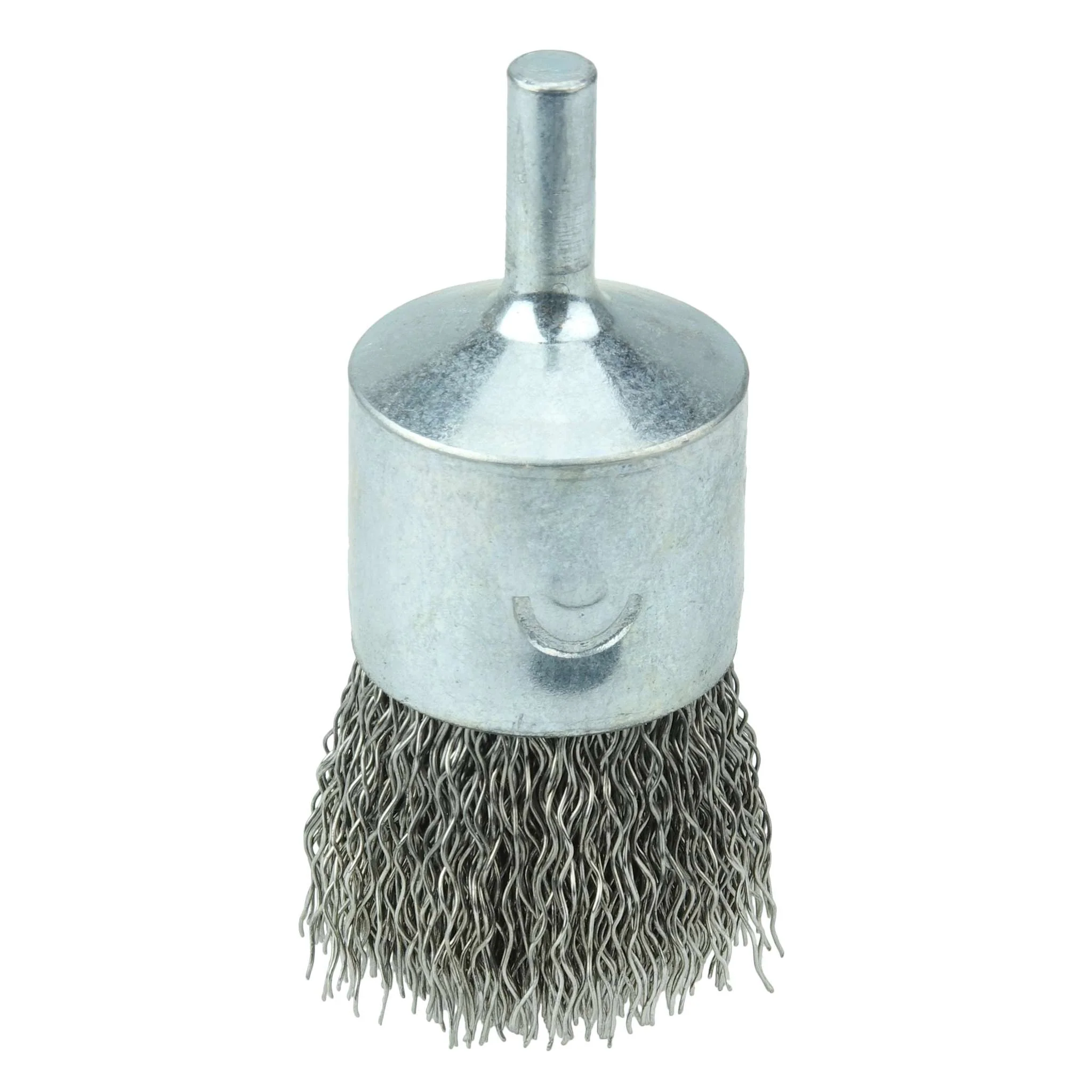 1" Cepillo de Punta de Alambre Ondulado, .014" Inox