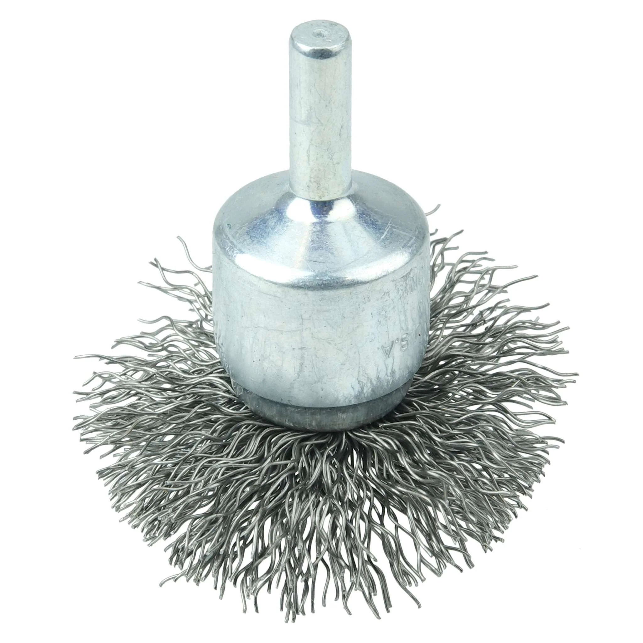 2" Cepillo de Punta Abocinado de Alambre Ondulado, .014"