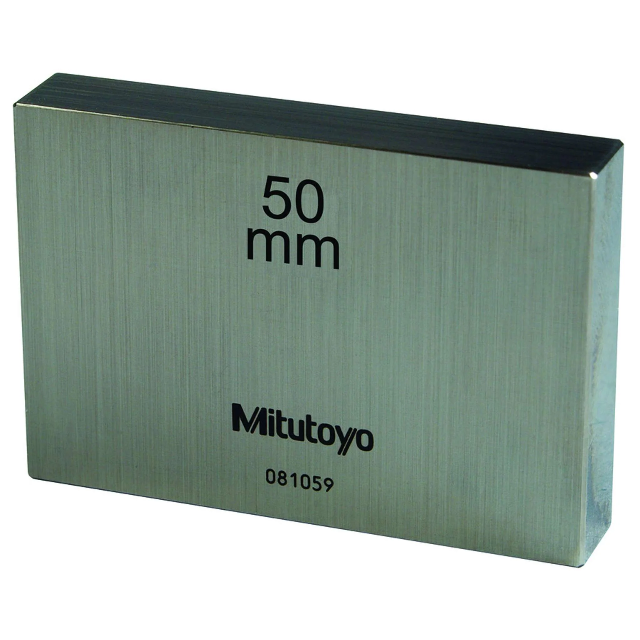 Bloque patrón rectangular, mm, certificado de inspección ASME, Grado 0, Acero, 50mm