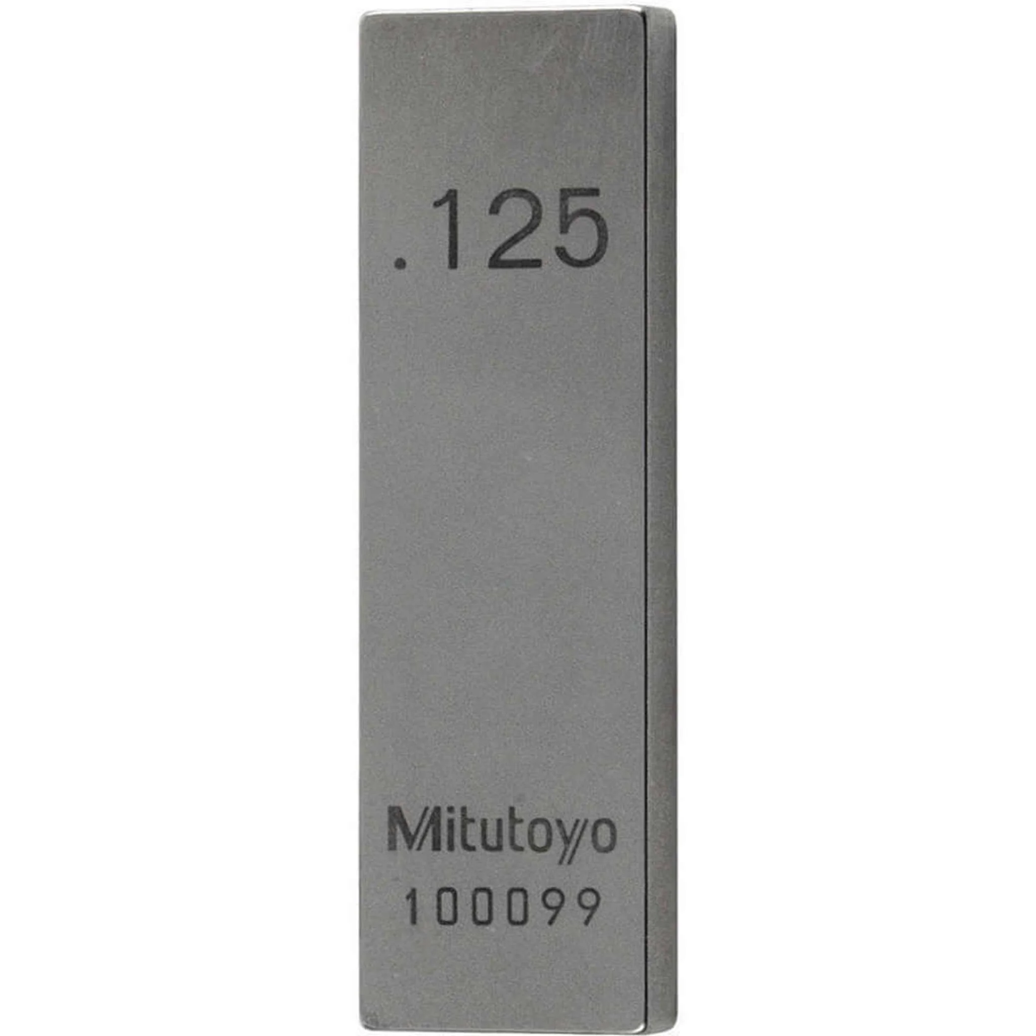 Bloque patrón rectangular, pulg. certificado de inspección ASME, Grado 0, Acero, 0.125 pulg