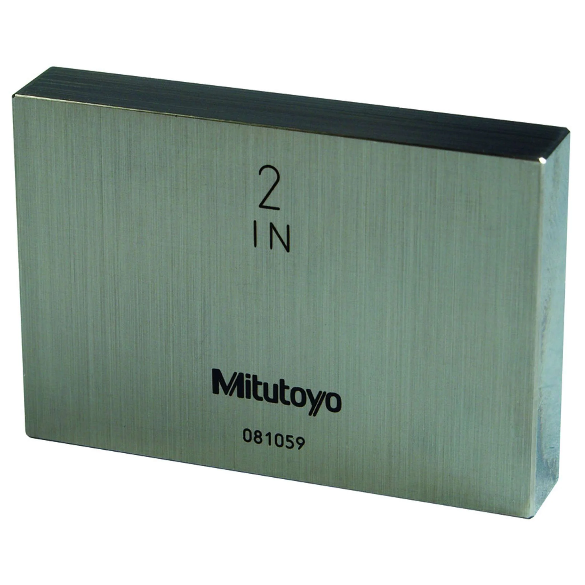 Bloque patrón rectangular, pulg. certificado de inspección ASME, Grado 0, Acero, 2 pulg