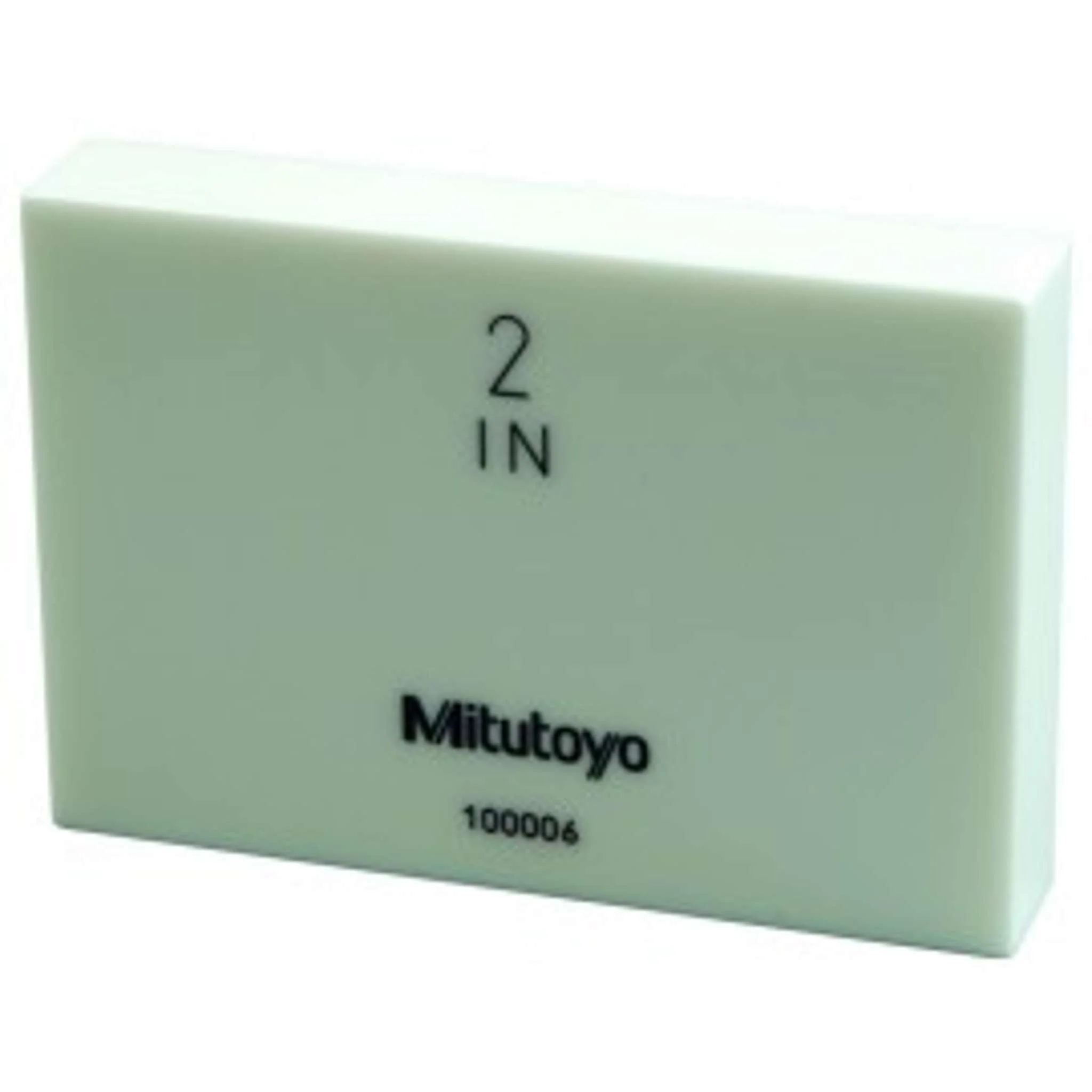 Bloque patrón rectangular, pulg. certificado de inspección ASME, Grado 0, Cerámica, 2 pulg