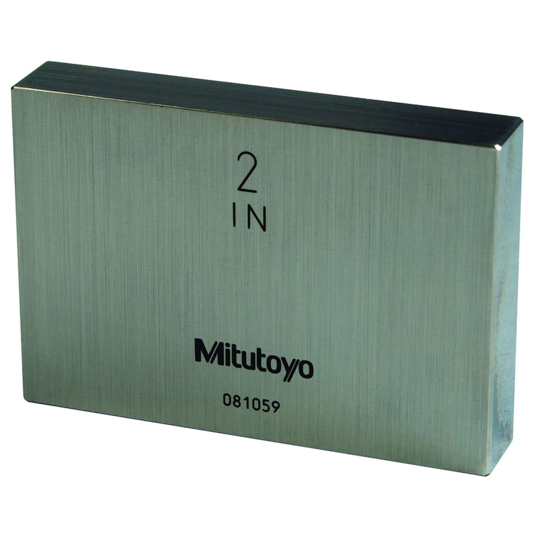 Bloque patrón rectangular, pulg. certificado de inspección ASME, Grado  1, Acero, 2 pulg