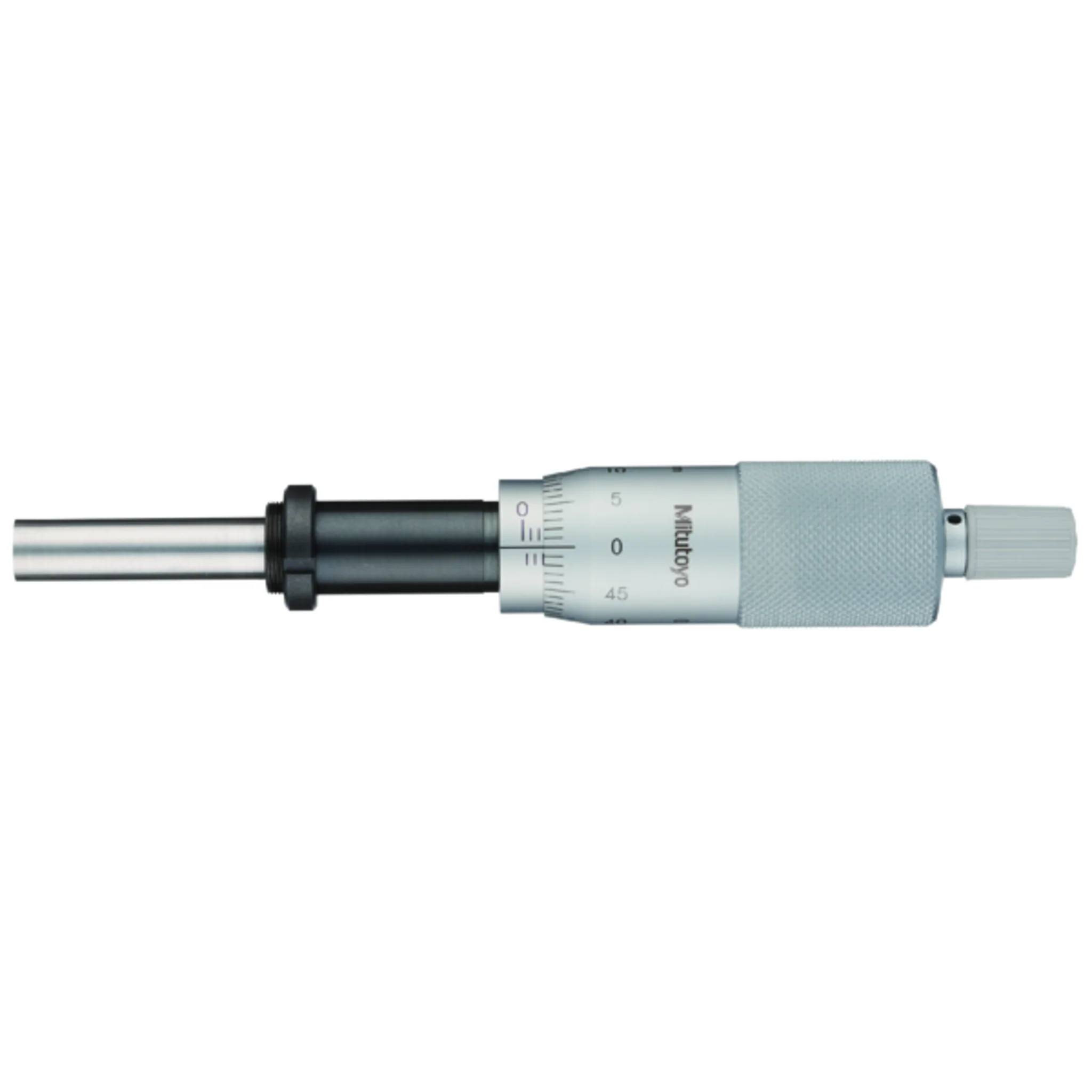Cabeza micrométrica, Servicio Pesado, Husillo de 8 mm, 0-25 mm, Tuerca de sujeción