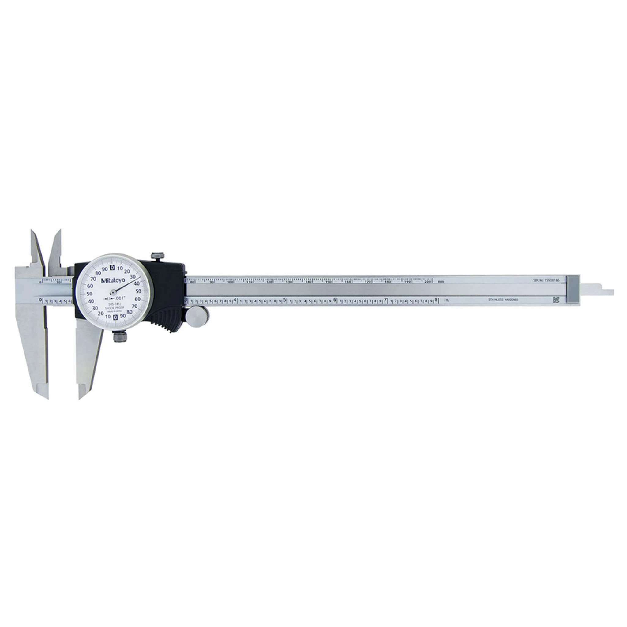 Calibrador con Carátula 0-8 pulg, 0.001 pulg, 0.1 pulg/rev., pulg