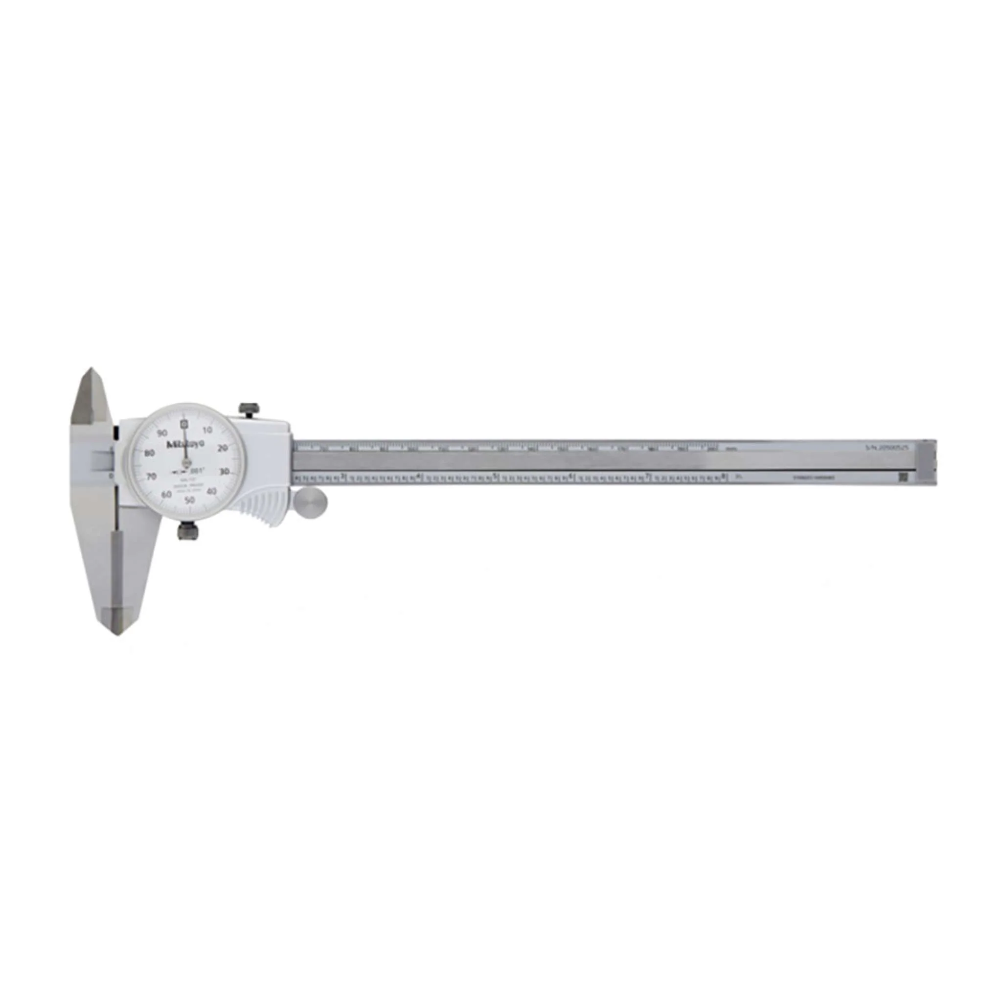 Calibrador con Carátula con puntas de carburo para medición de exteriores 0-8 pulg, 0.001 pulg, 0.1 pulg/rev., pulg