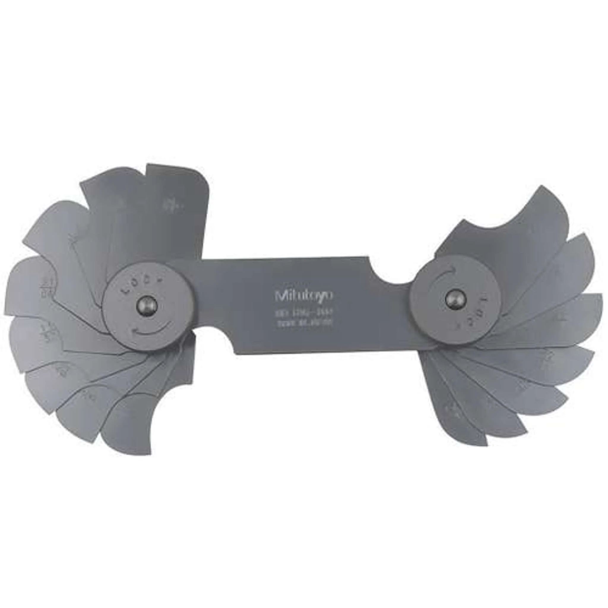 Calibrador de radios 9/32-33/64 pulg, 16 Pares