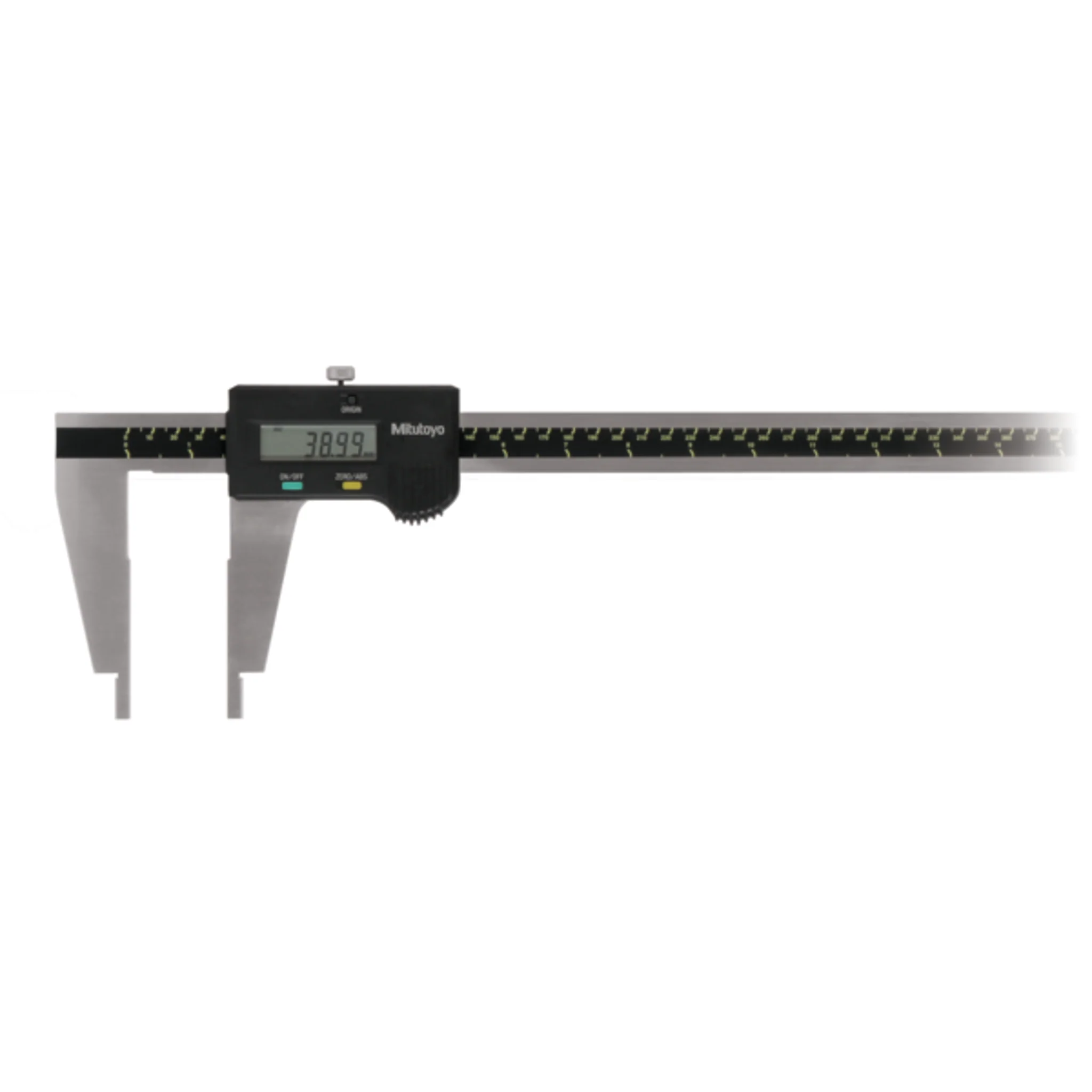 Calibrador digital ABS con puntas para exteriores/interiores 0-450mm