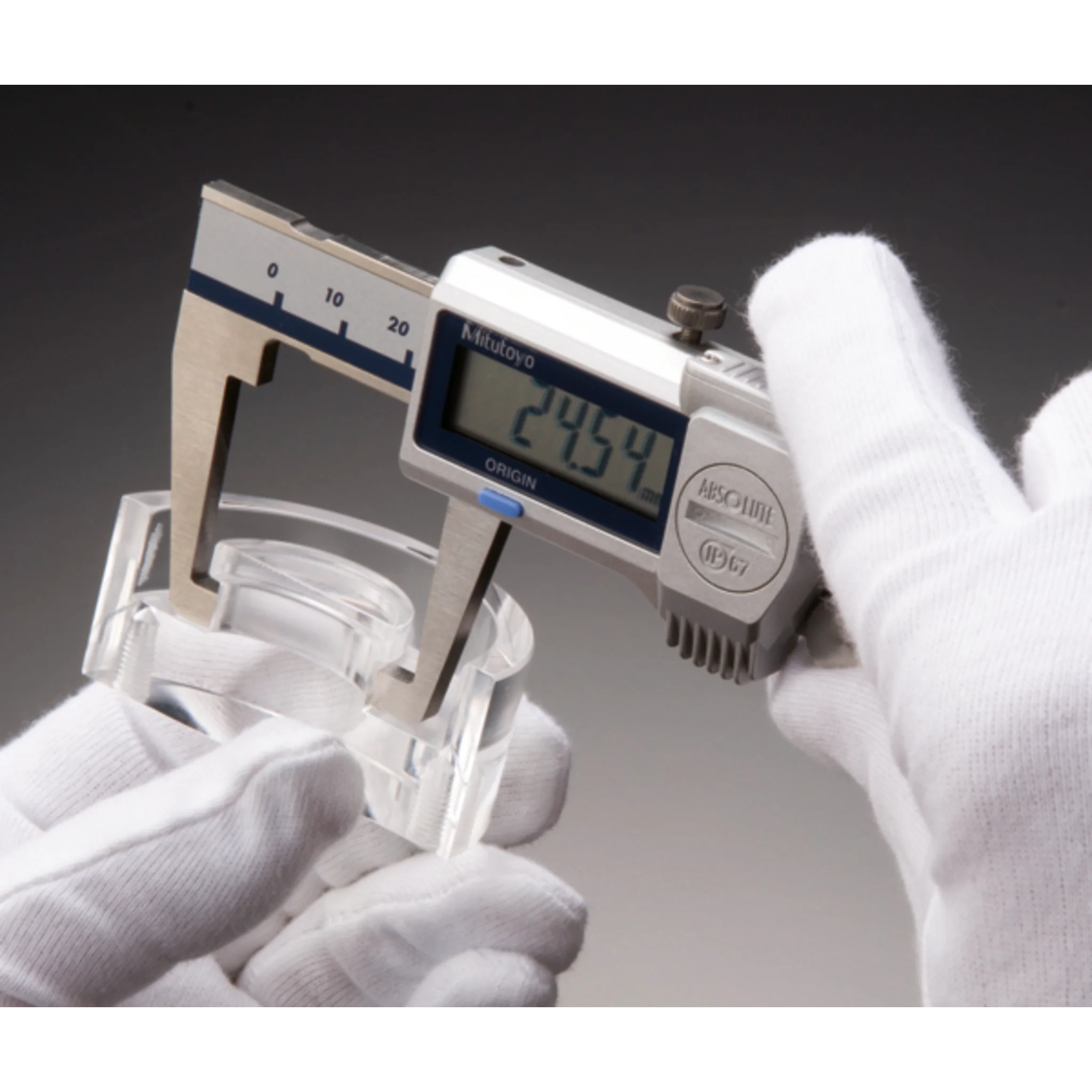 Calibrador digital ABS tipo para cuellos 0-150mm, IP67, Rodillo para el pulgar - Image 2