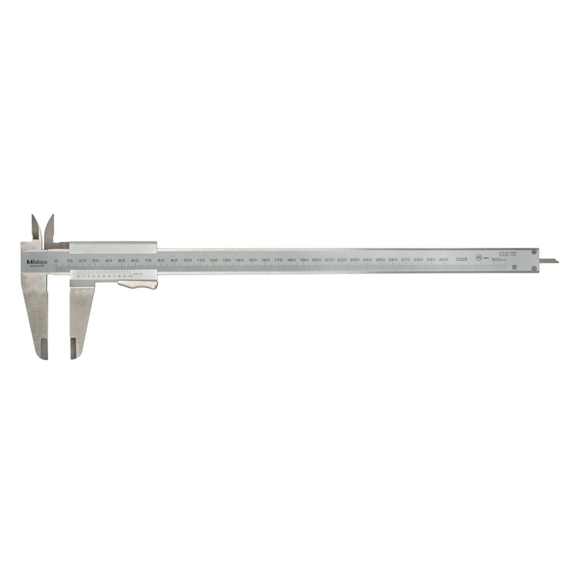 Calibrador vernier con freno de muelle 0-300mm, 0.05mm, mm