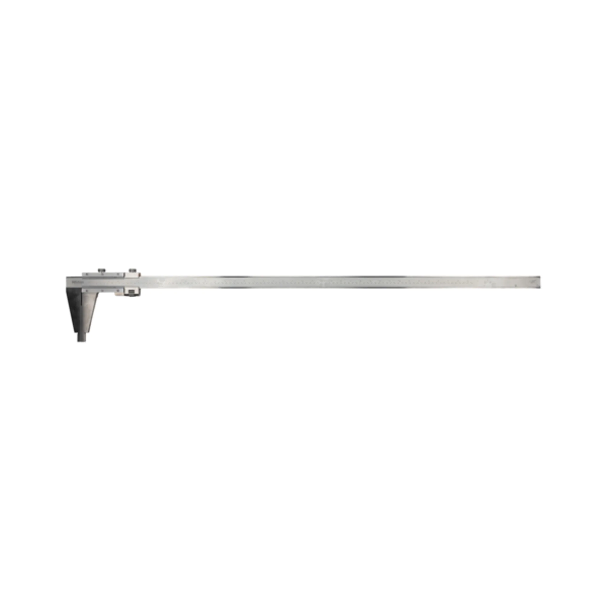 Calibrador vernier puntas exteriores/interiores 0-1000mm, 0.02mm, ajuste fino, mm/pulg