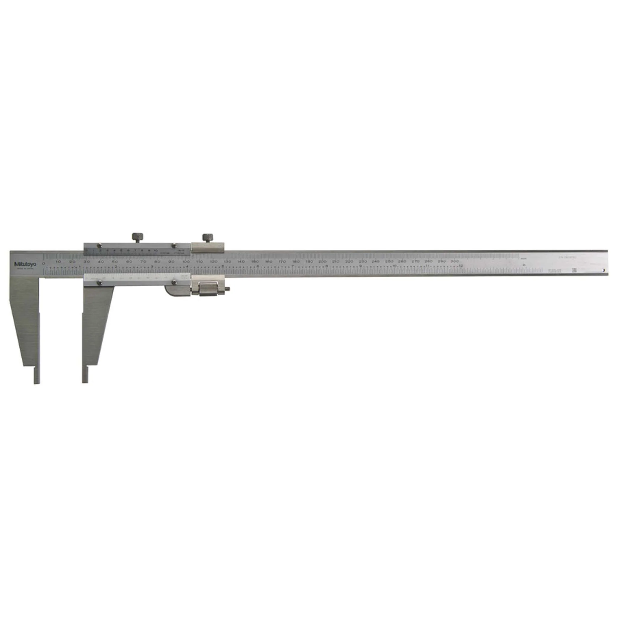 Calibrador vernier puntas exteriores/interiores 0-12 pulg, 0.001 pulg, ajuste fino, pulg/mm