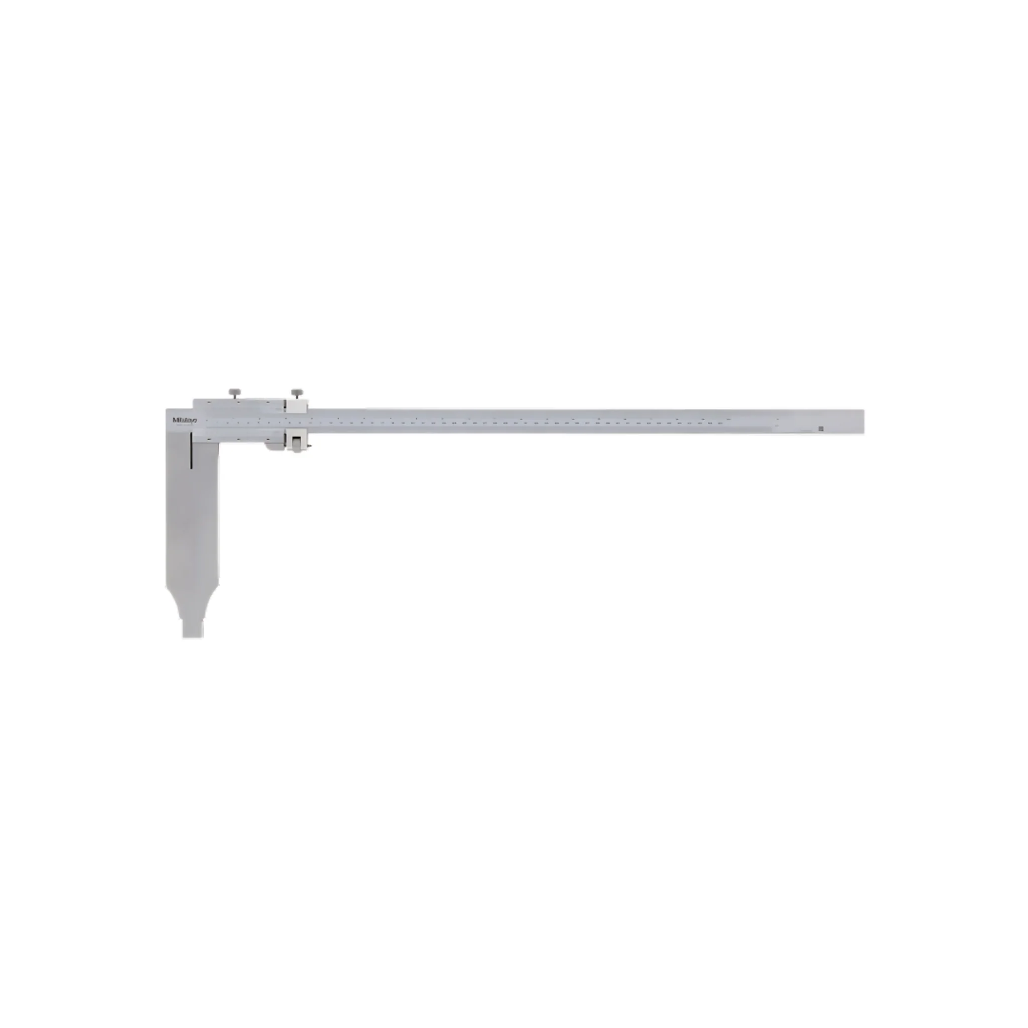 Calibrador vernier, puntas largas, ajuste fino. 0-500mm, 0.02mm, mm/pulg