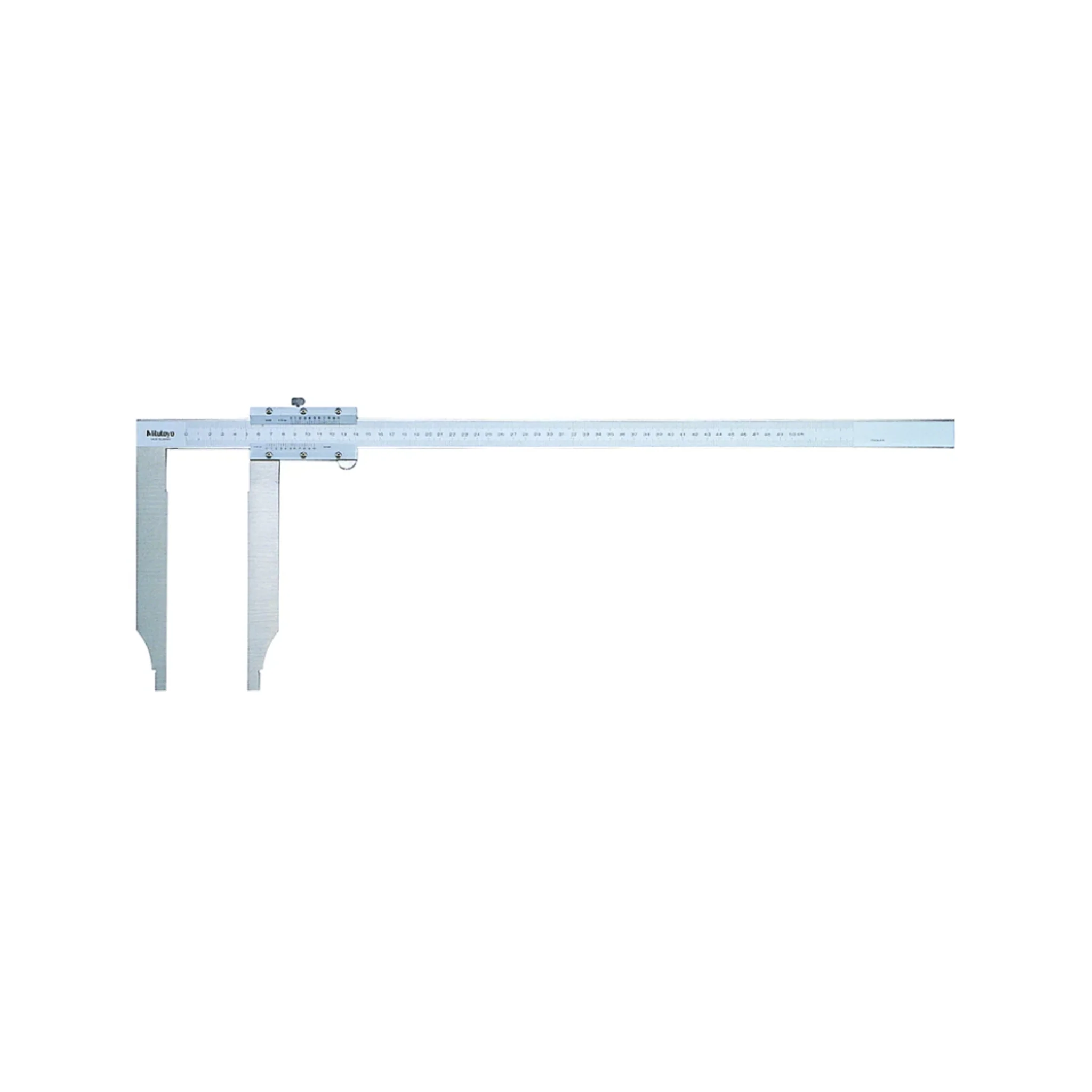Calibrador vernier, puntas largas, ajuste fino. 0-500mm, 0.05mm, mm/pulg