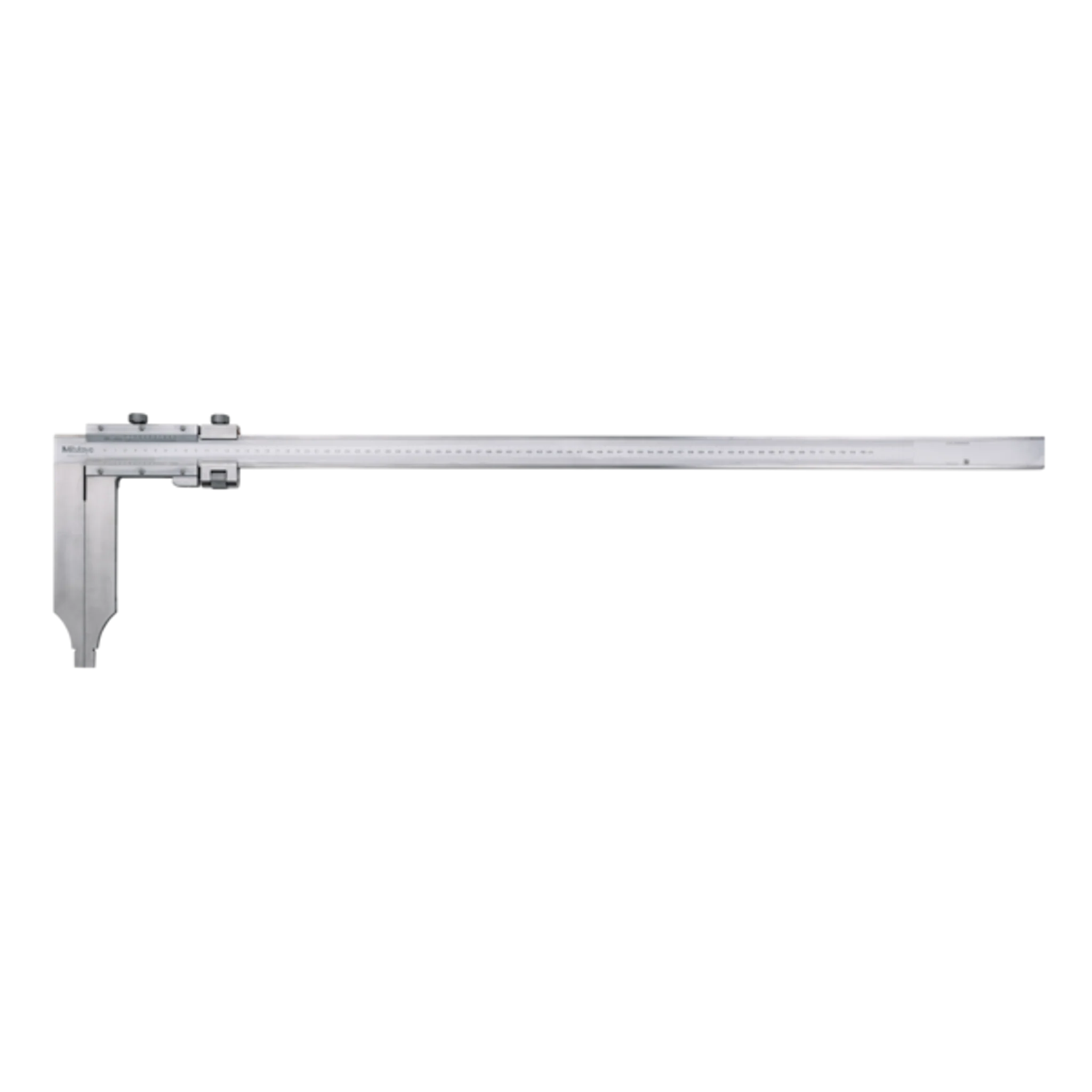 Calibrador vernier, puntas largas, ajuste fino. 0-750mm, 0.02mm, mm