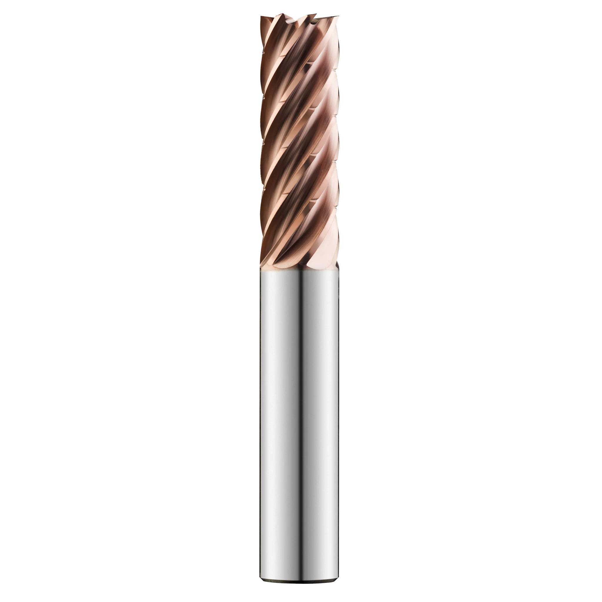 Cortador Vertical de Alto Rendimiento, Diam. Cte. 3/8 pulg, 7 Flautas, Rompevirutas Plana