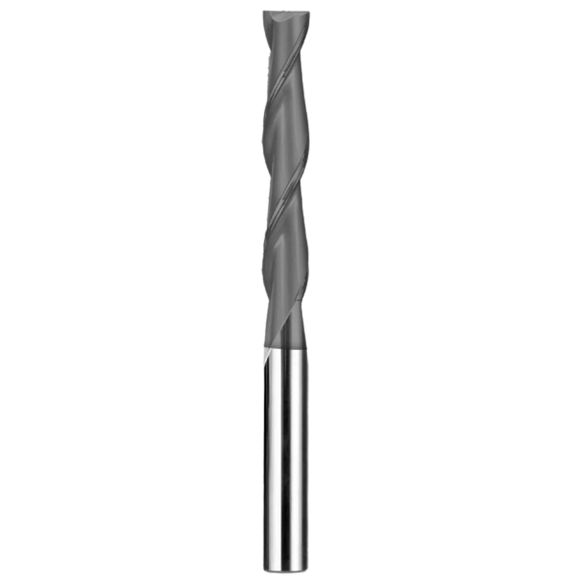 Cortador Vertical de Propósito General, Diam. 1/4 pulg, 2 Flautas, Punta Plana