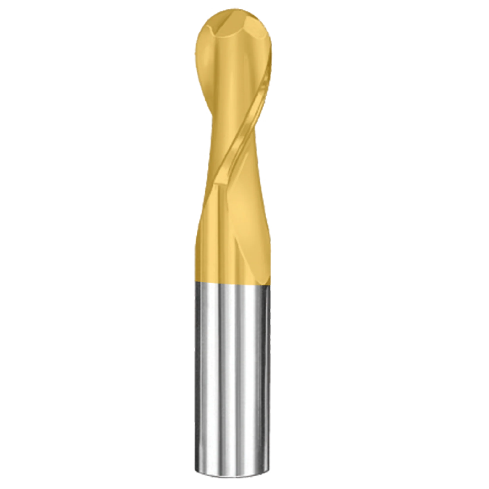 Cortador Vertical de Propósito General, Diam. 7/8 plug, 2 Flautas, Punta Bola