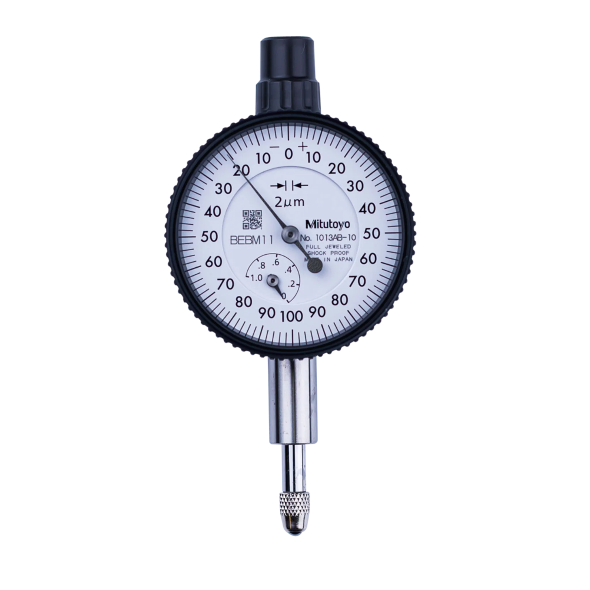Indicador de carátula, tapa plana, Tipo ISO cojinete enjoyado, 1mm, 0,002mm