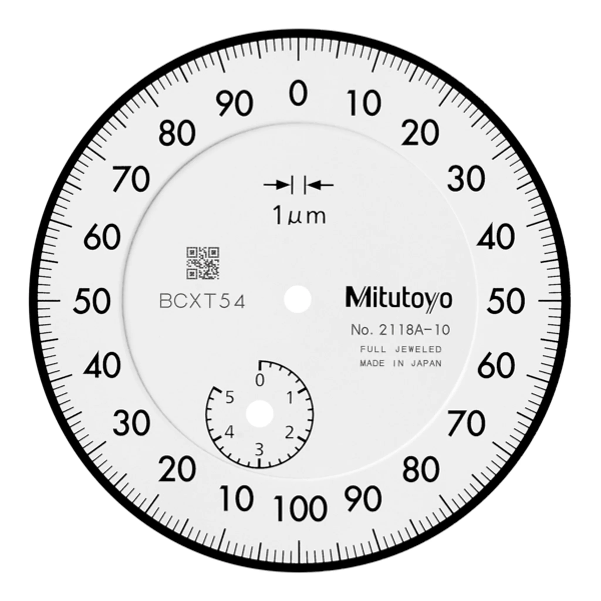 Indicador de carátula, tapa plana, Tipo ISO cojinete enjoyado, 5mm, 0,001mm - Image 2