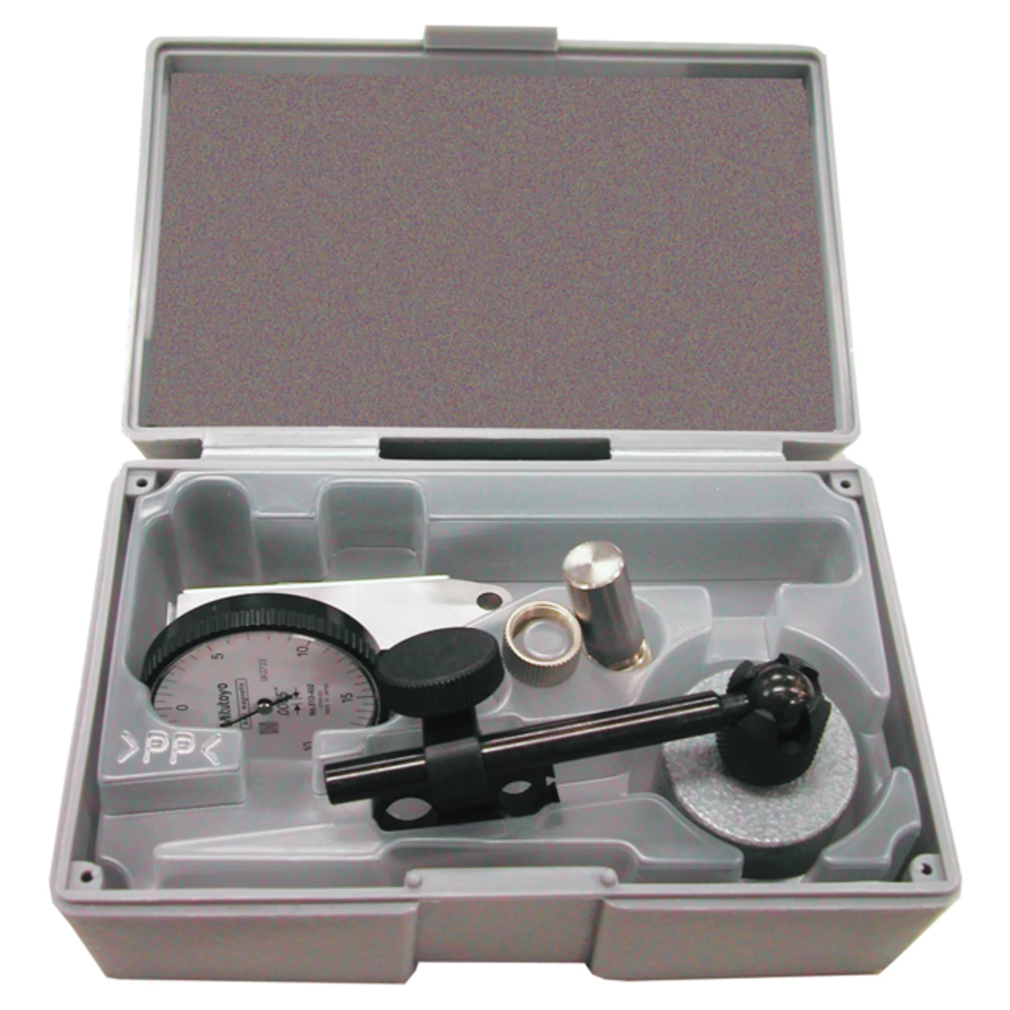 Indicador de carátula tipo palanca, Tipo horizontal 0,03 pulg, 0,0005 pulg, con base magnética