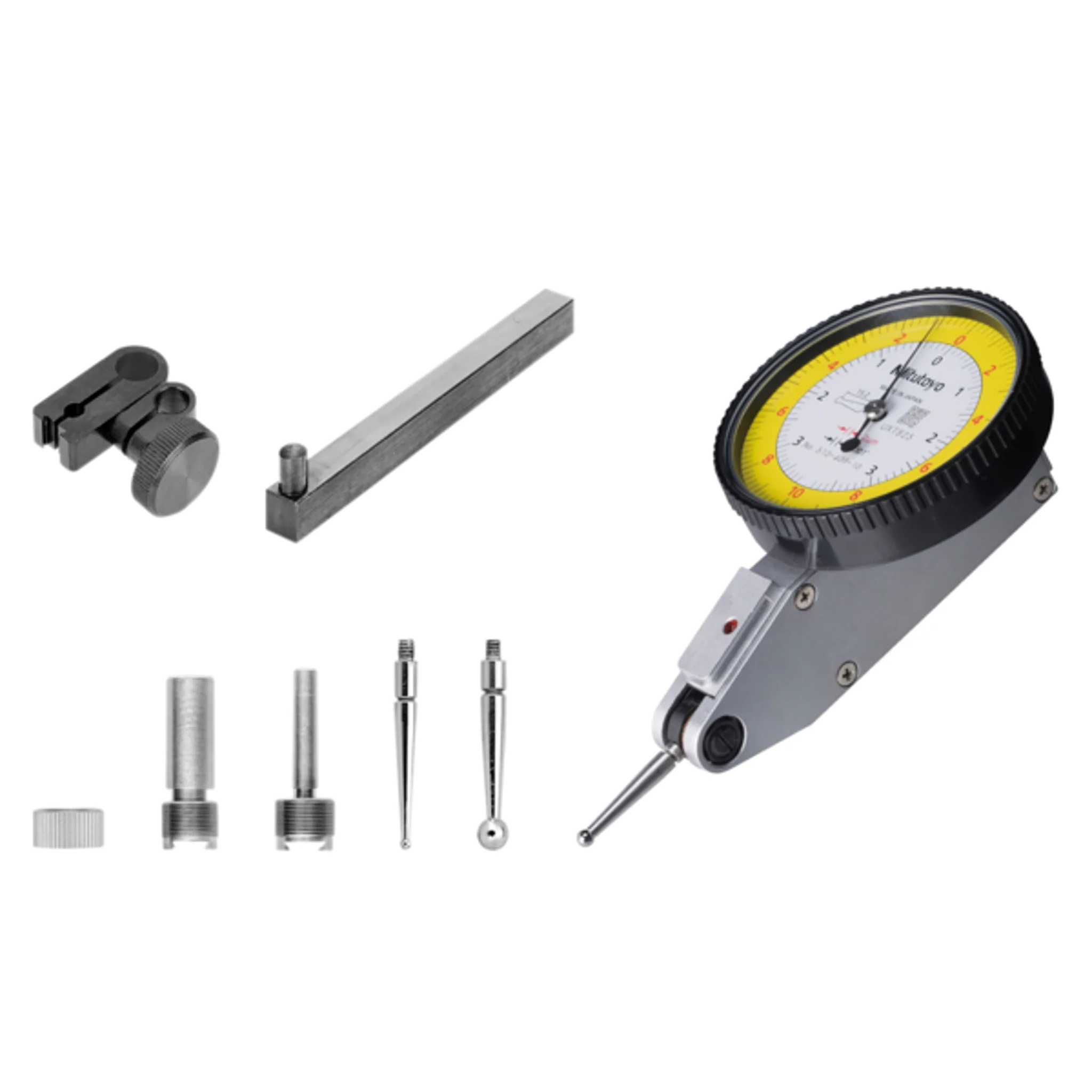 Indicador de carátula tipo palanca, Tipo horizontal 0,2mm/0,0075 pulg, 0,002mm/0,0001 pulg, 4/8mm estándar