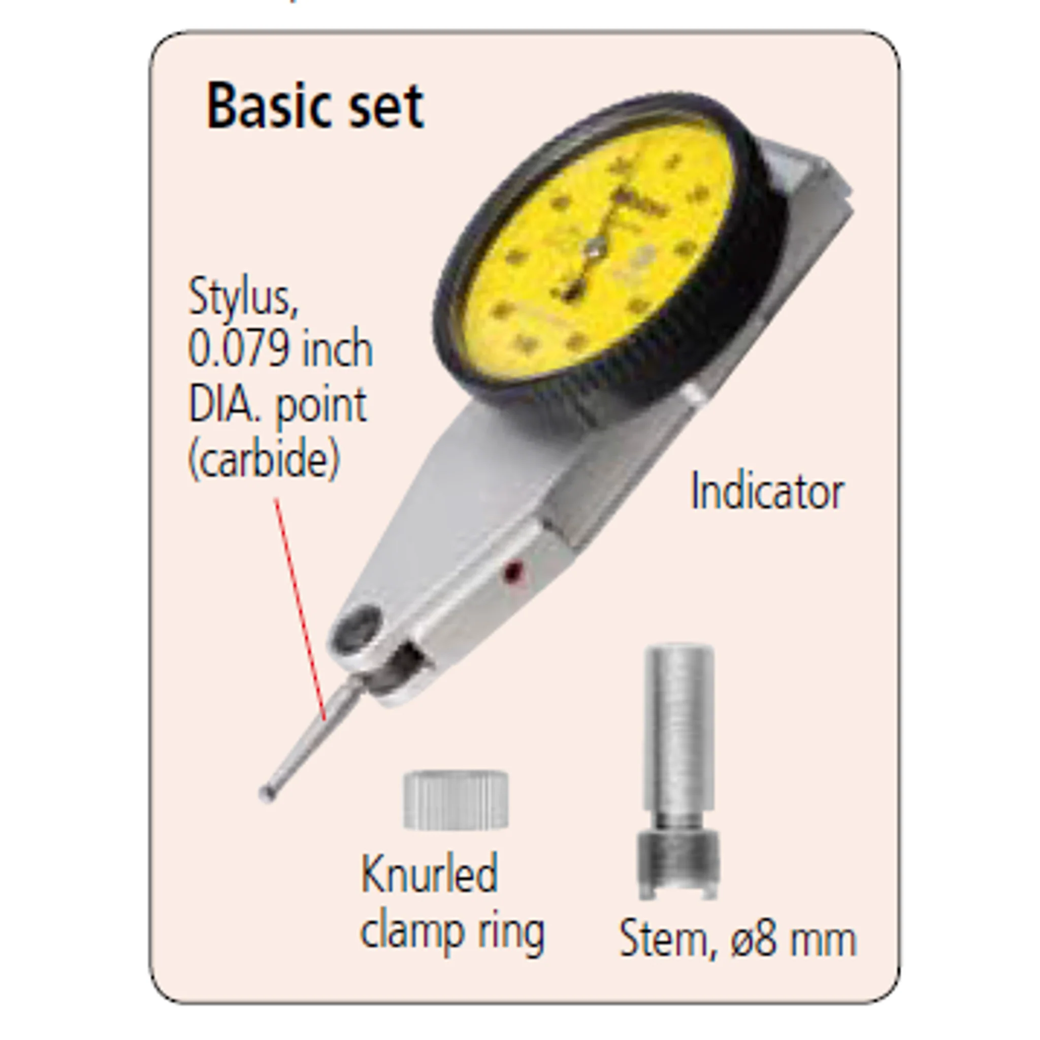 Indicador de carátula tipo palanca,Tipo paralelo 0,5mm, 0,01mm - Image 3