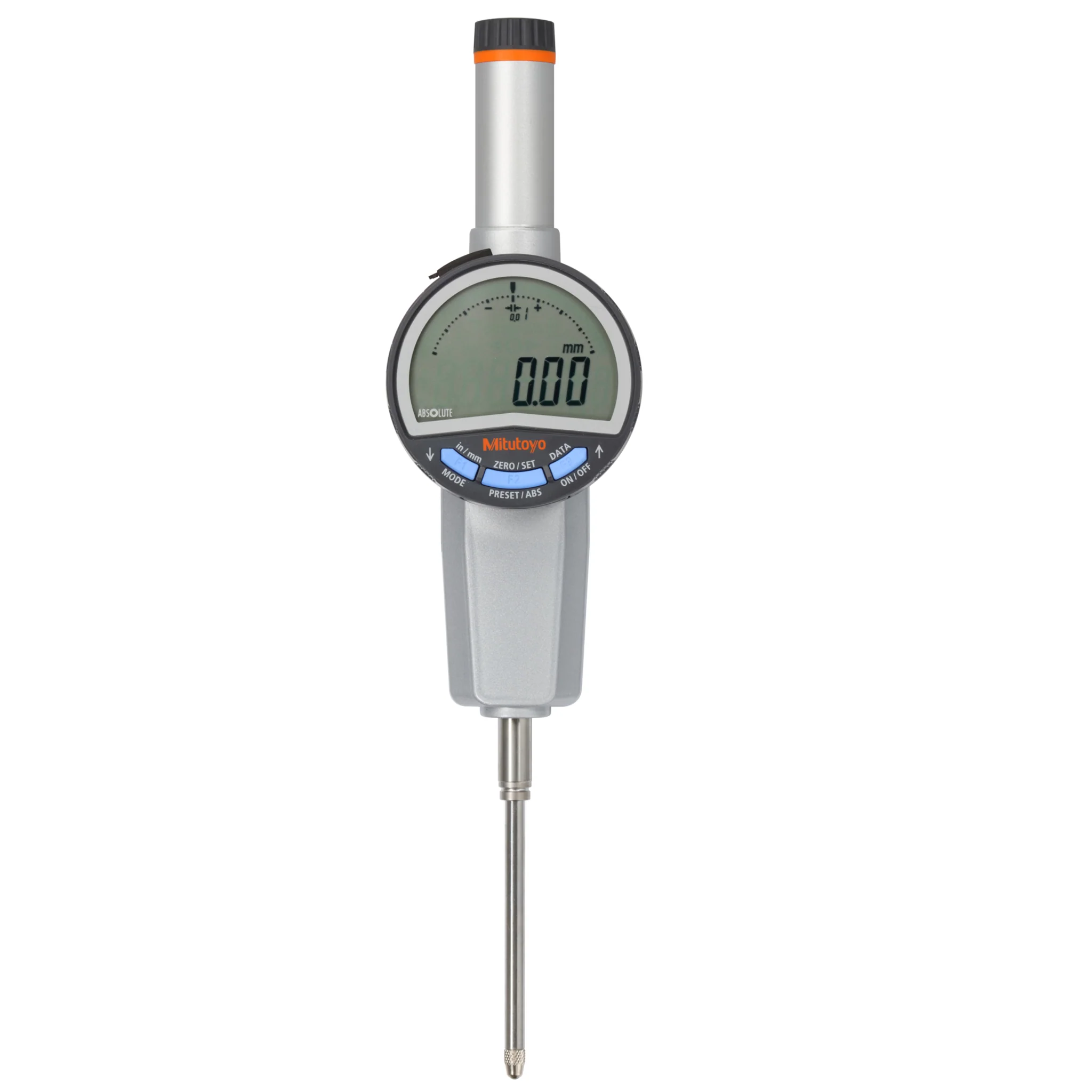 Indicador digital ID-C pulg/mm, 2 pulg, 0,0005 pulg, tapa plana