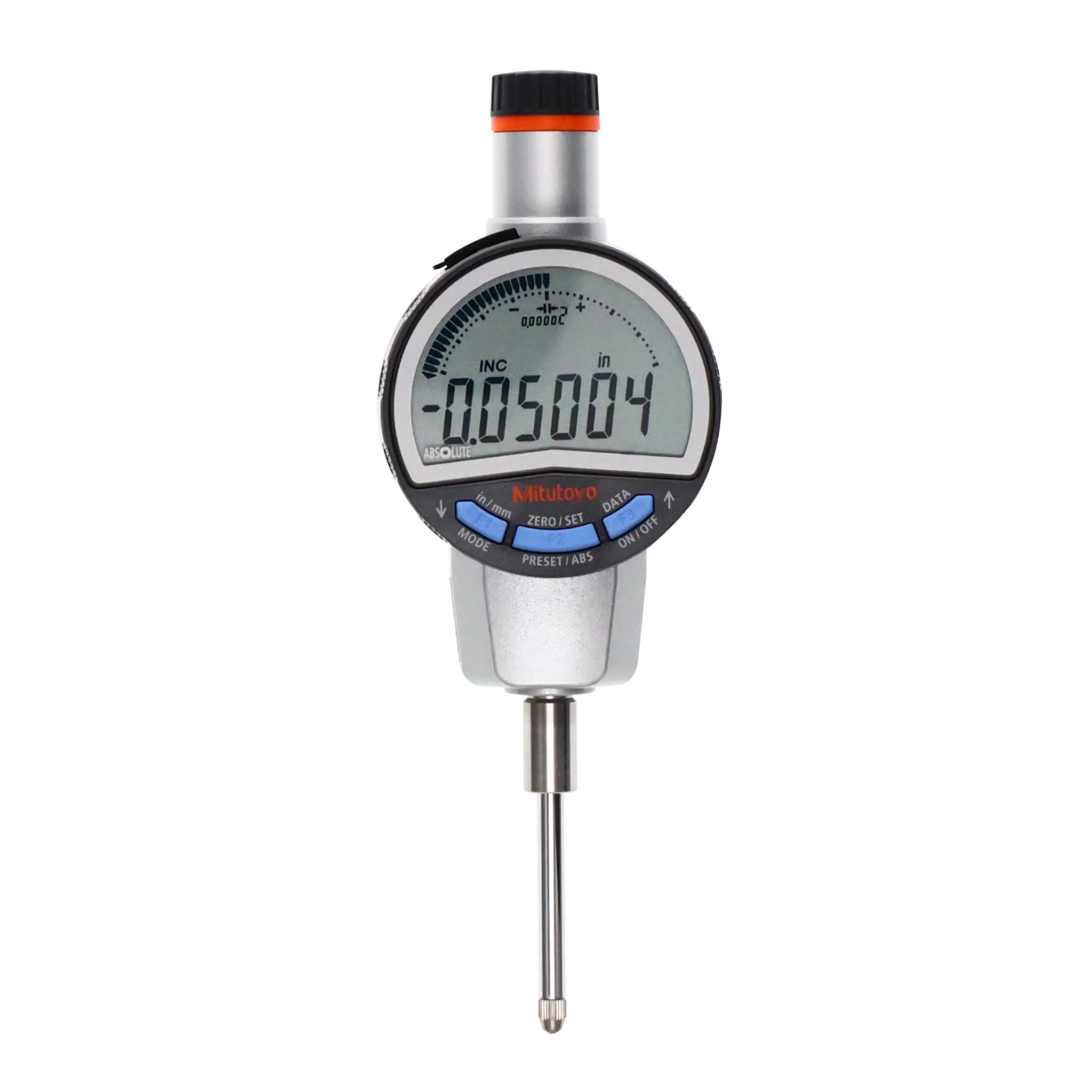 Indicador digital ID-C, Tipo ASME/ANSI pulg/mm, 1 pulg, 0,00002 pulg, tapa plana