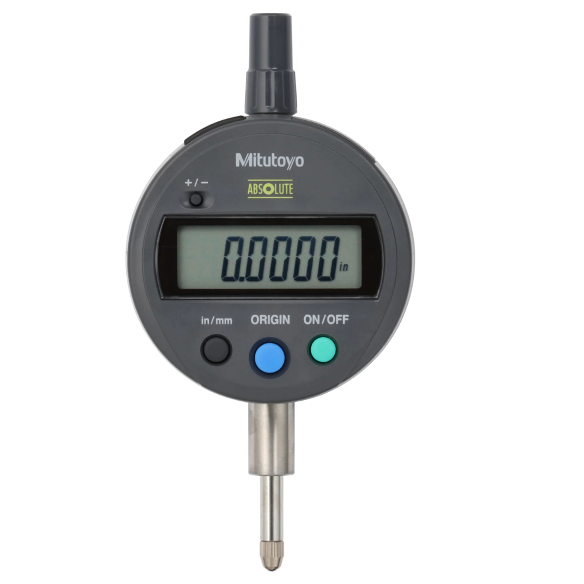 Indicador digital ID-S, ANSI/AGD pulg/mm, 0,5 pulg, 0,0005 pulg, tapa plana