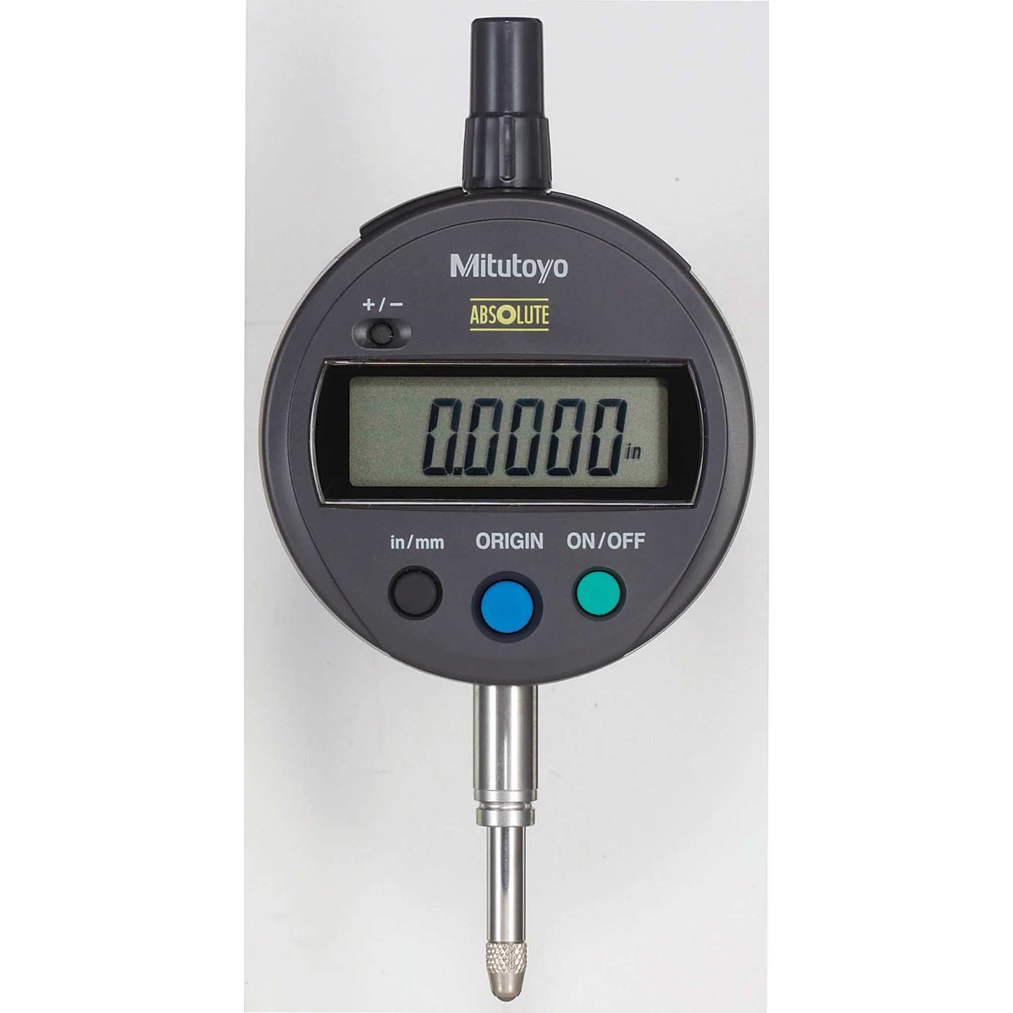 Indicador digital ID-S pulg/mm, 0,5 pulg, 0,0005 pulg, tapa plana