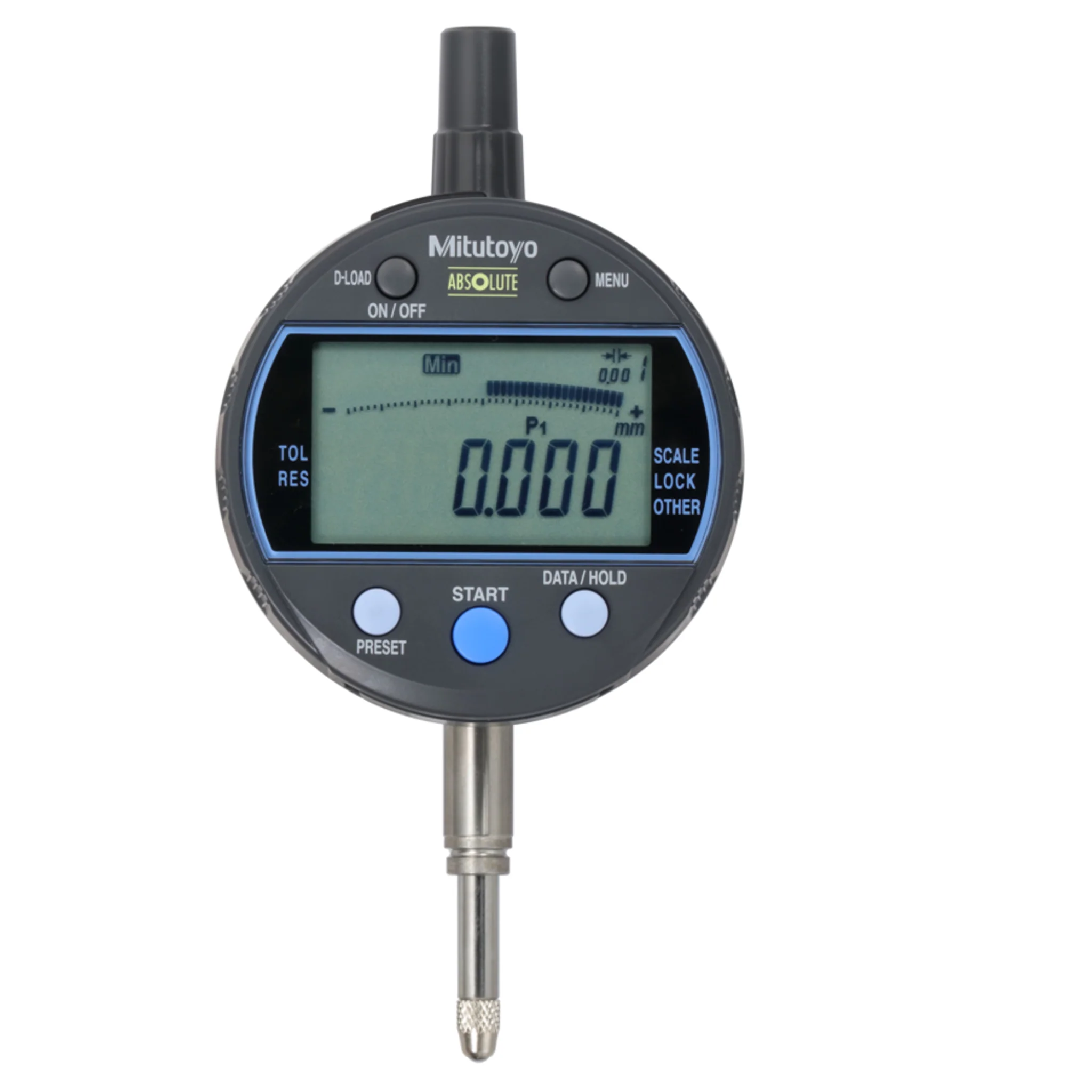 Indicador digital, medidor de agujeros ID-C 12,7mm, 0,001mm, tapa plana