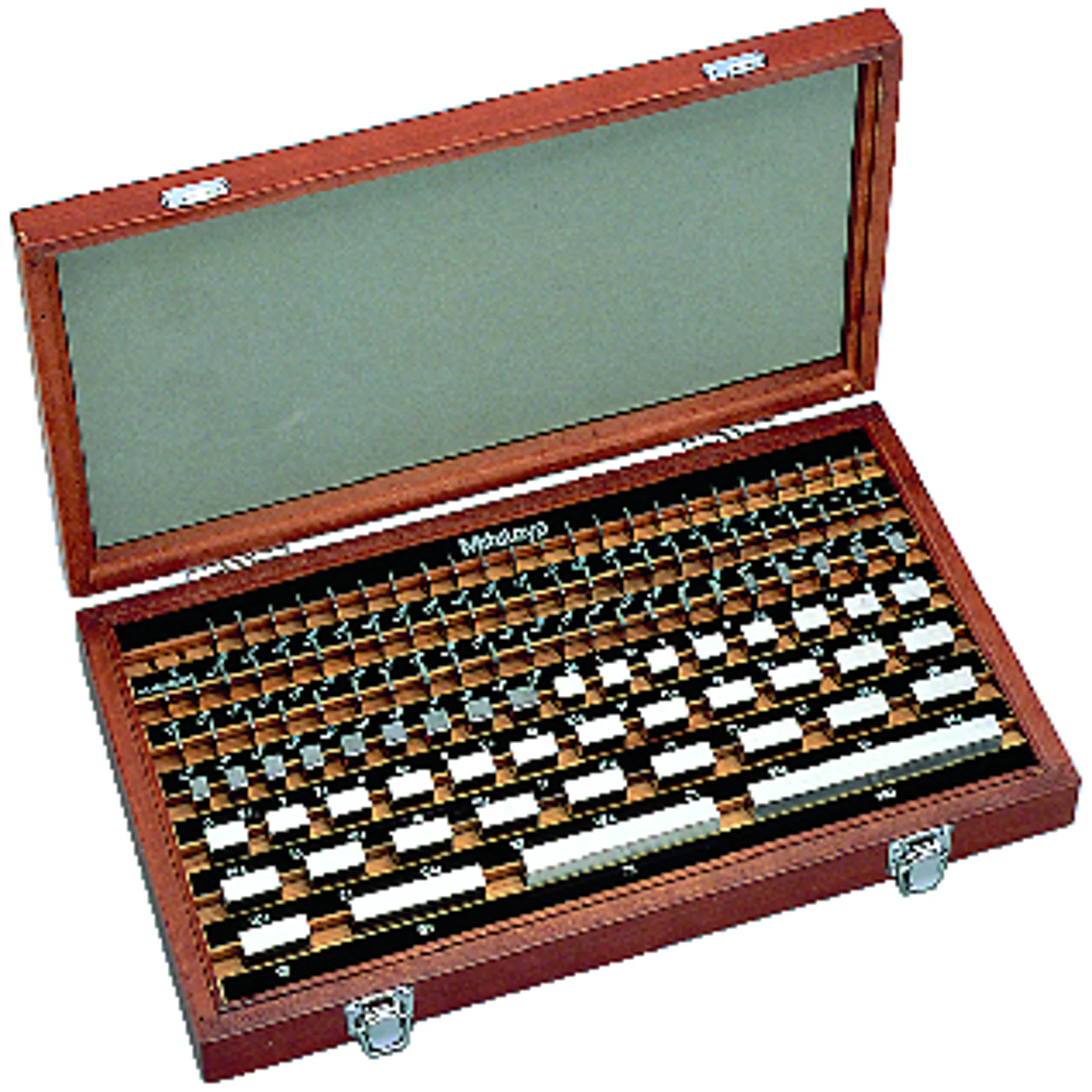 Juego de bloques patrón rectangular, mm, certificado de inspección, ISO, 112 Bloques, Grado 0, Acero