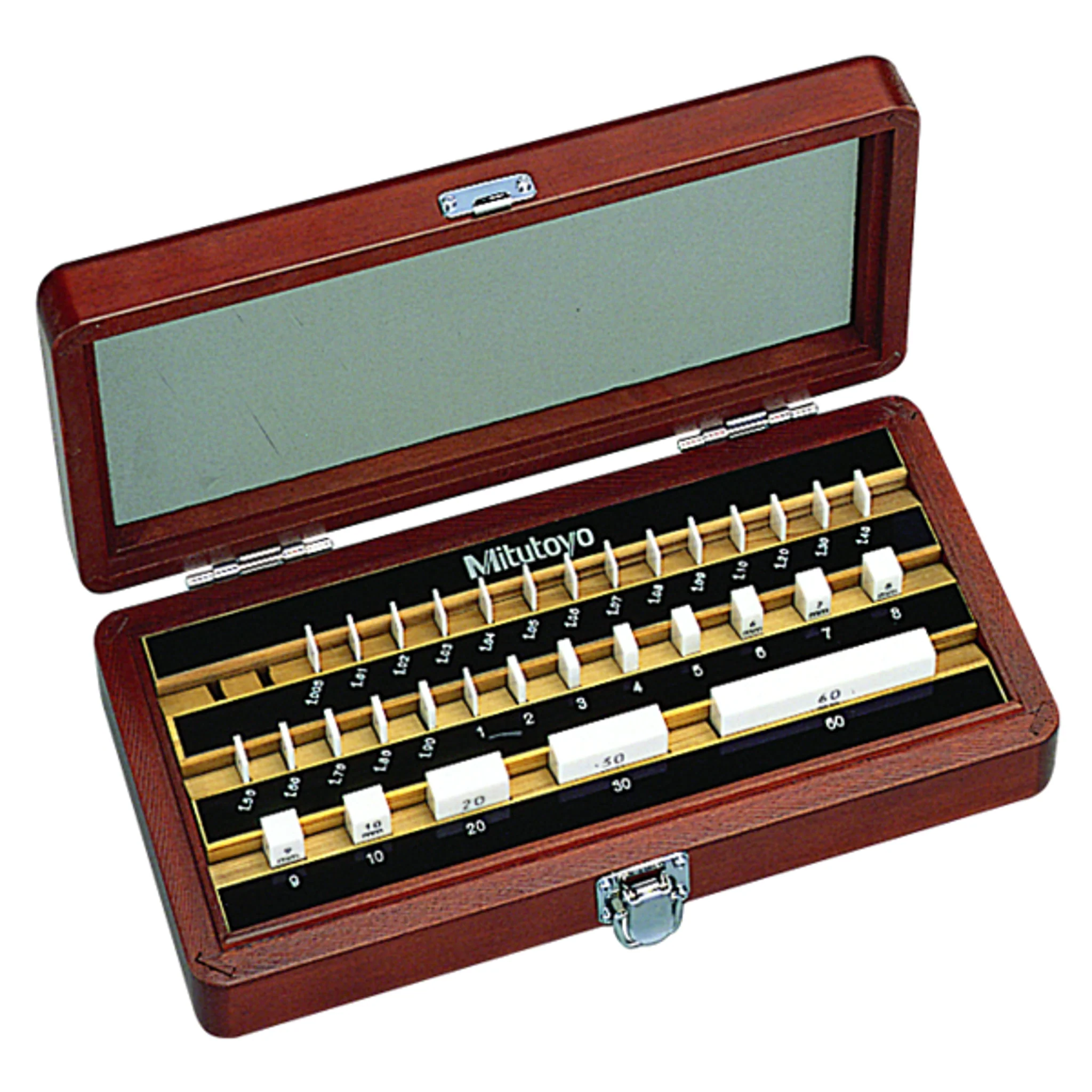Juego de bloques patrón rectangular, mm, certificado de inspección, ISO, 32 Bloques, Grado  2, Cerámica