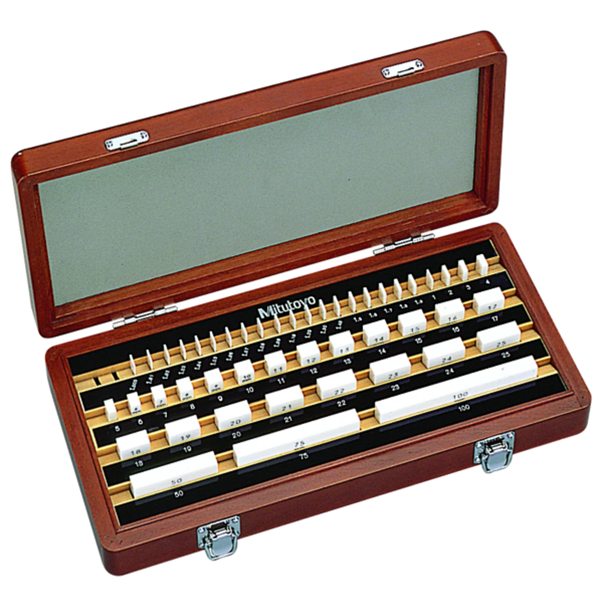 Juego de bloques patrón rectangular, mm, certificado de inspección, ISO, 47 Bloques, Grado 0, Cerámica