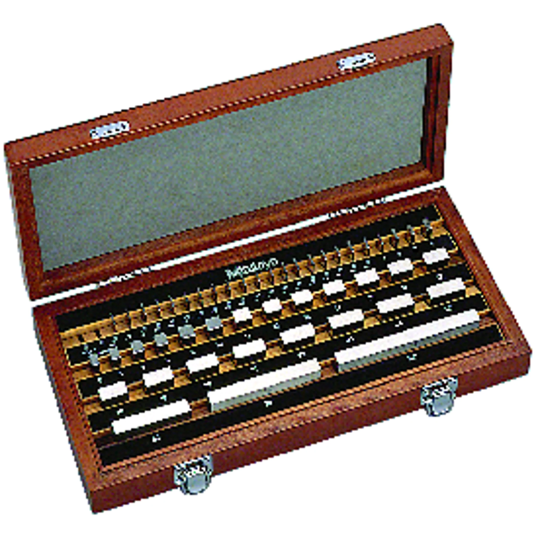 Juego de bloques patrón rectangular, mm, certificado de inspección, ISO, 47 Bloques, Grado  2, Acero