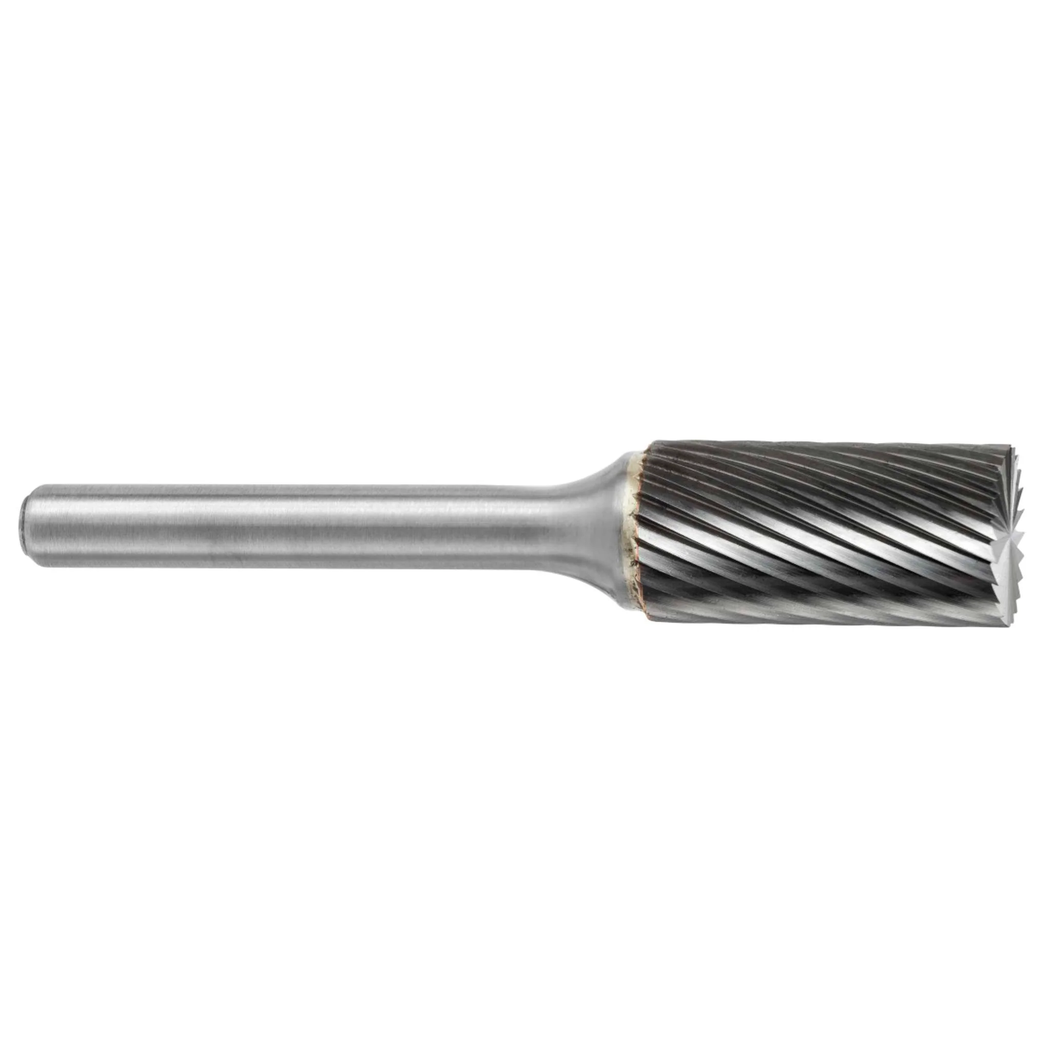 Lima Rotativa SB-1M, diam. de 6 mm X 18 mm de longitud,  X 6 mm de diam. de zanco y 50 mm de largo total, corte , Sin recubrimiento