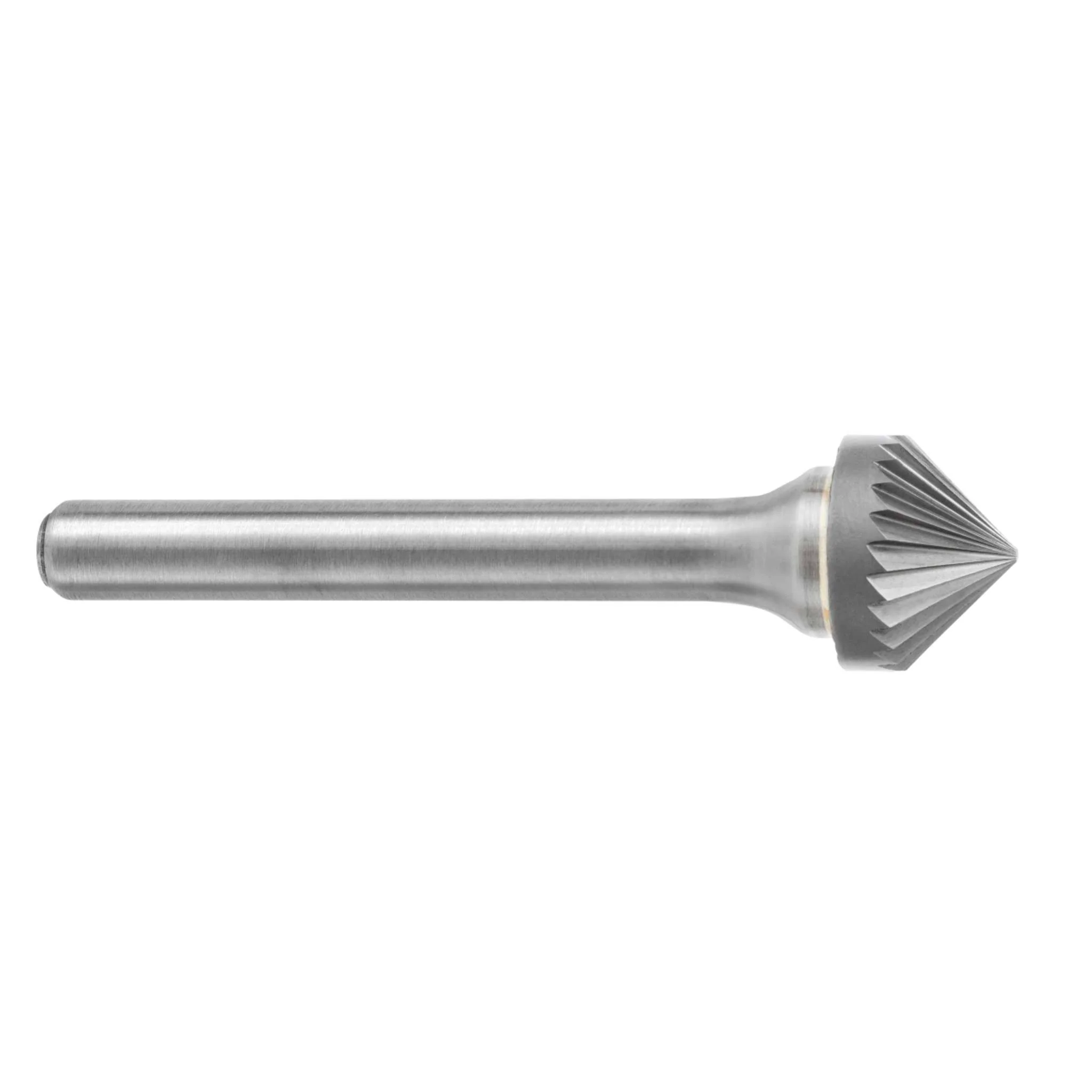 Lima Rotativa SK-6M, diam. de 16 mm X 8 mm de longitud,  X 6 mm de diam. de zanco y 57 mm de largo total, corte , Sin recubrimiento