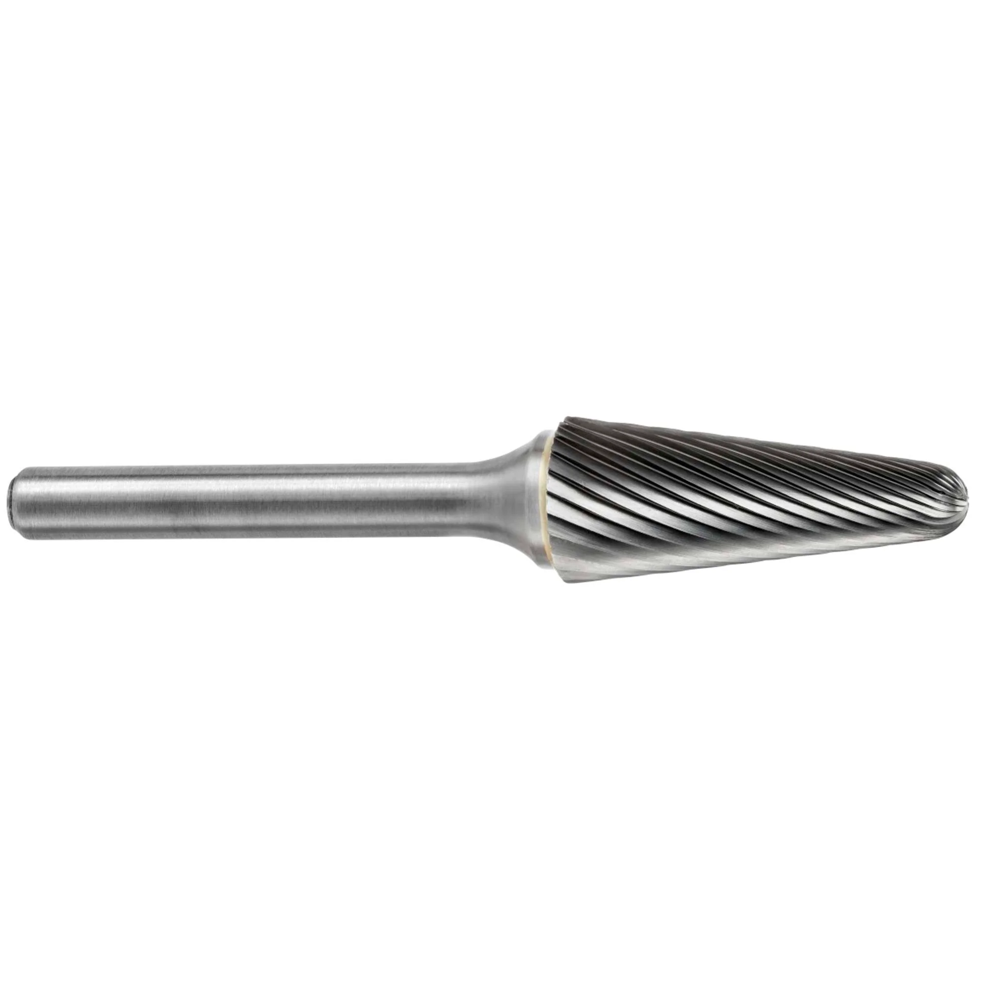 Lima Rotativa SL-3M, diam. de 9.6 mm X 30 mm de longitud,  X 6 mm de diam. de zanco y 183 mm de largo total, corte , Sin recubrimiento