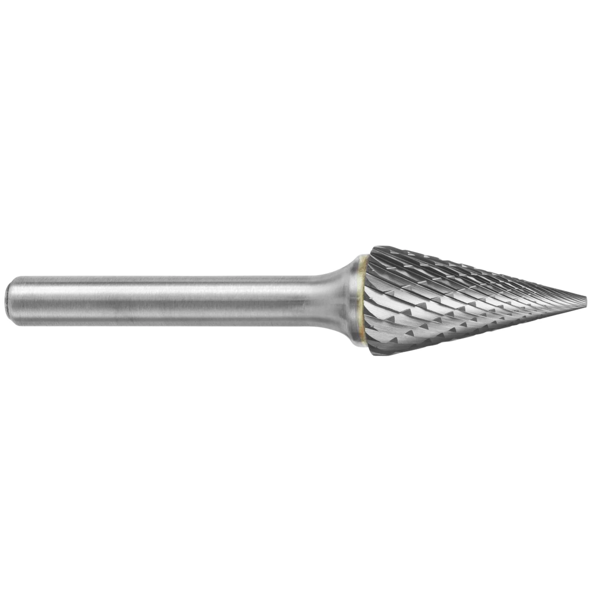 Lima Rotativa SM-2M, diam. de 6 mm X 20 mm de longitud,  X 6 mm de diam. de zanco y 50 mm de largo total, corte , Sin recubrimiento