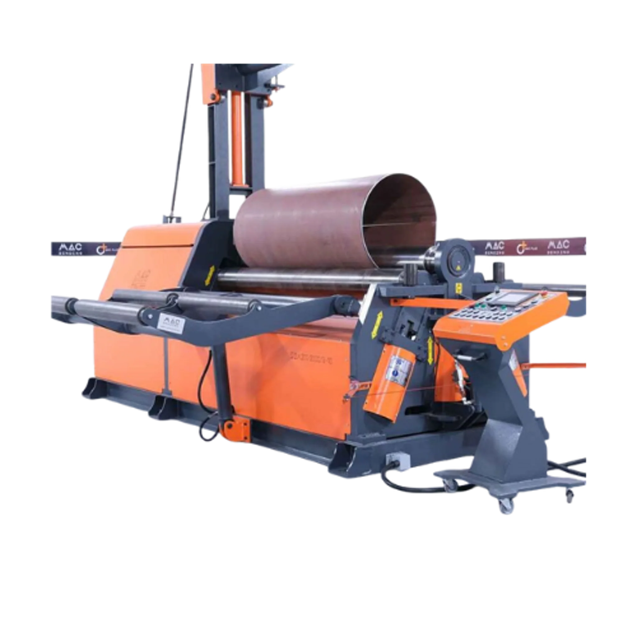 Máquina curvadora de placas de 4 rodillos trifásica 220V/60Hz - Image 3