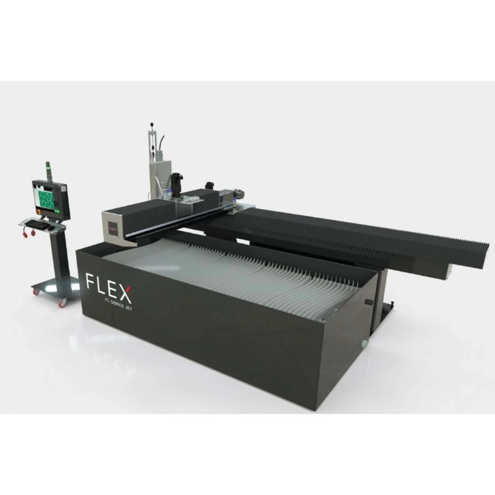 Máquina de corte por agua WATER JET serie FL, modelo FL1004, con bomba de alta presión de 50 hp trifásica a 220V 60Hz. - Image 4