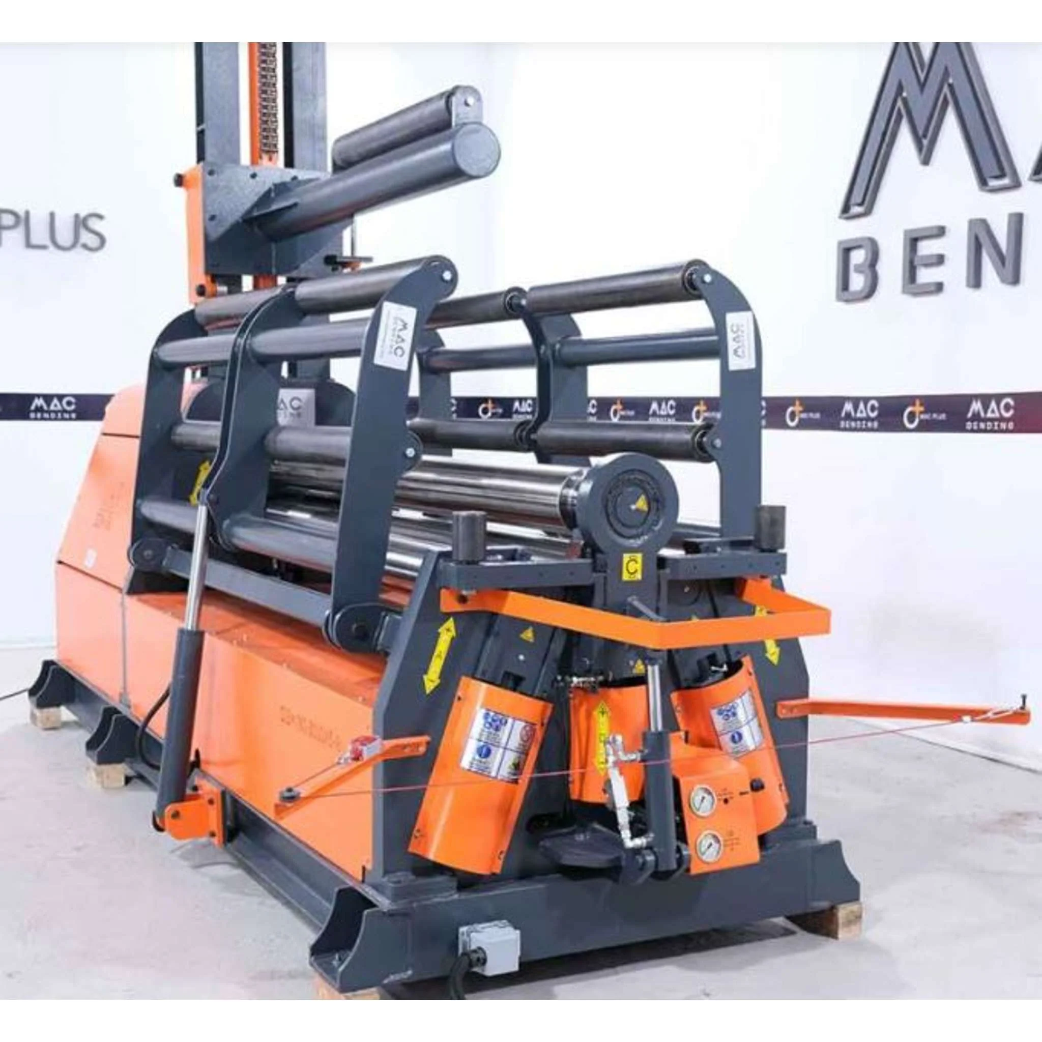 Máquina Roladora de Lamina modelo SBM 400x3100 4 Rolls Hydraulic + Center Support Trifásica 220V/60Hz - Image 4