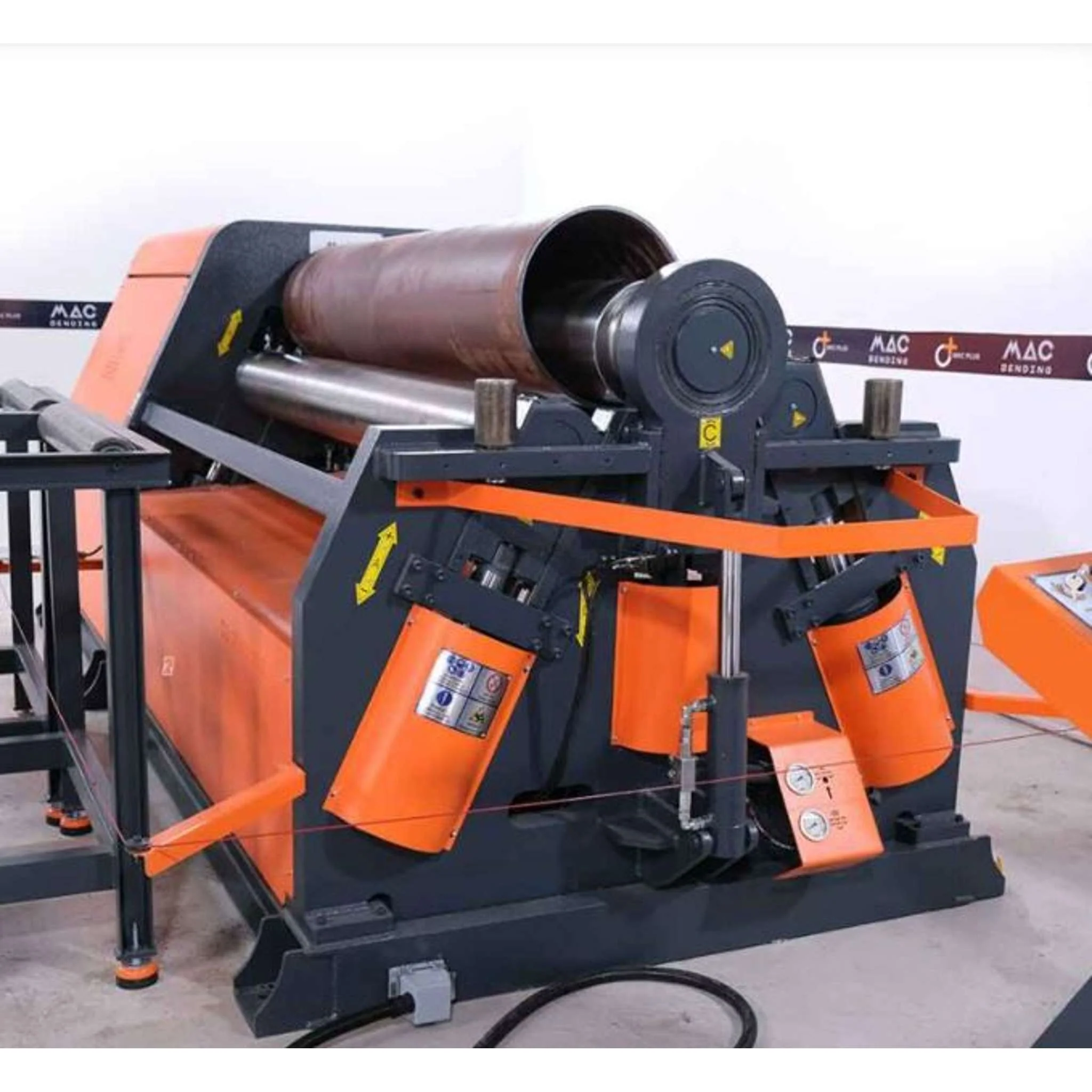 Máquina Roladora de Lamina modelo SBM 400x3100 4 Rolls Hydraulic + Center Support Trifásica 220V/60Hz - Image 5