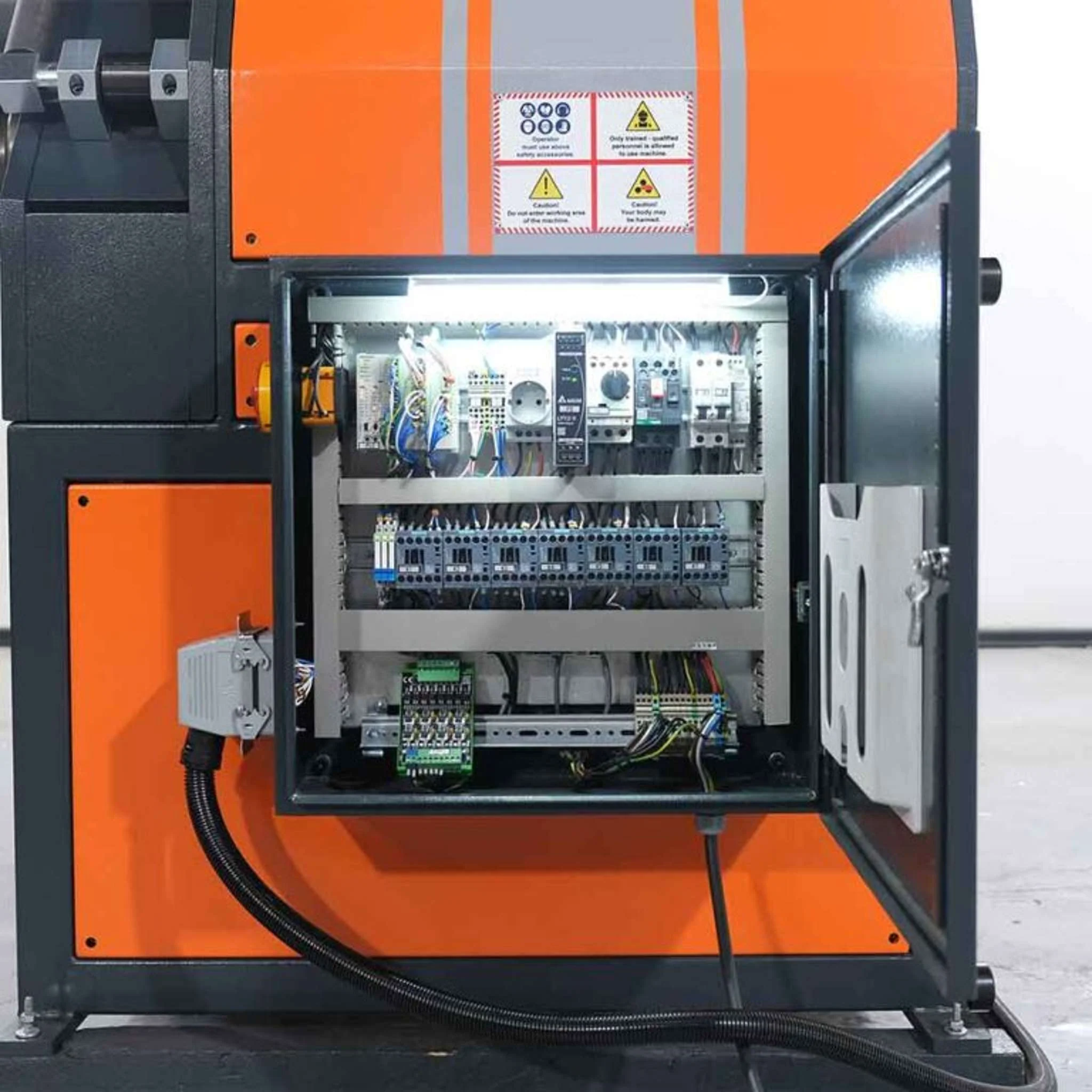 Máquina Roladora de Perfiles modelo PBM 60 HYDRAULIC + HYDRAULIC GUIDE ROLLS + VARIABLE SPEED OF ROTATION Trifásica 220V/60Hz - Image 5