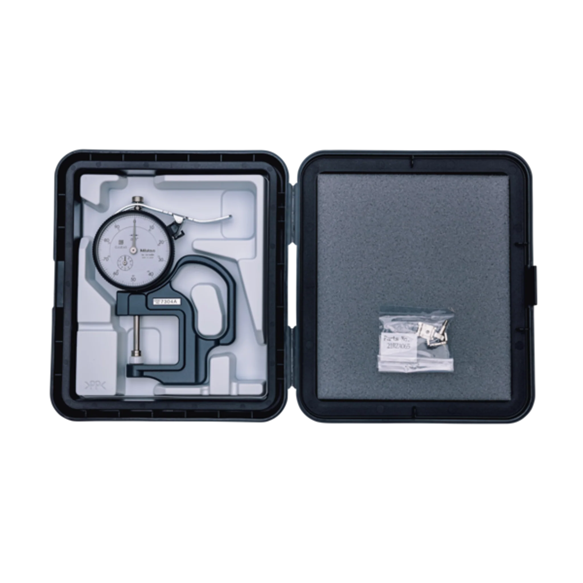 Medidor de espesor con indicador de carátula 0-1 pulg, 0,001 pulg, Estándar, Puntas de contacto de cerámica - Image 2