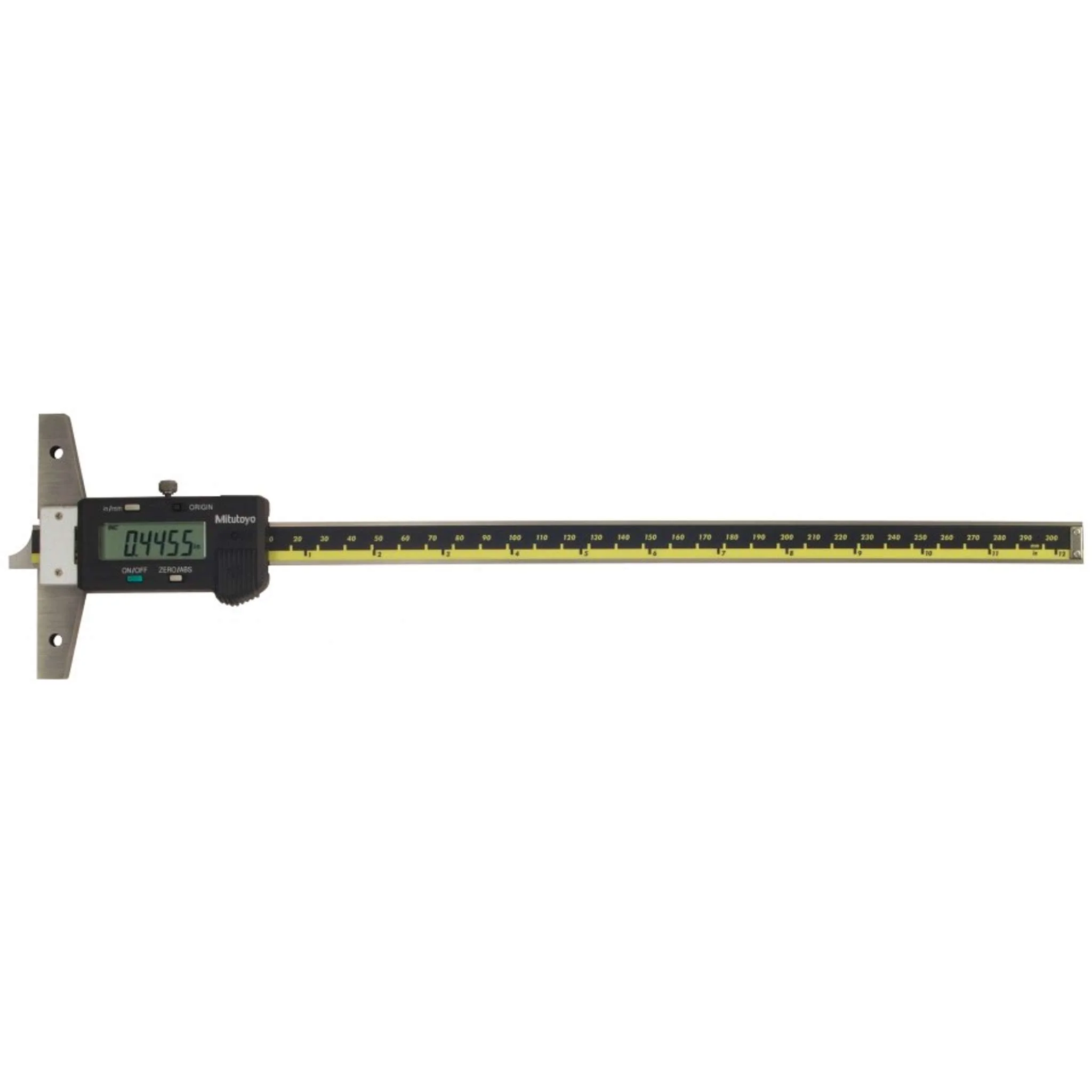 Medidor de profundidad ABS digital, pulg/mm 0-12 pulg/0-300mm