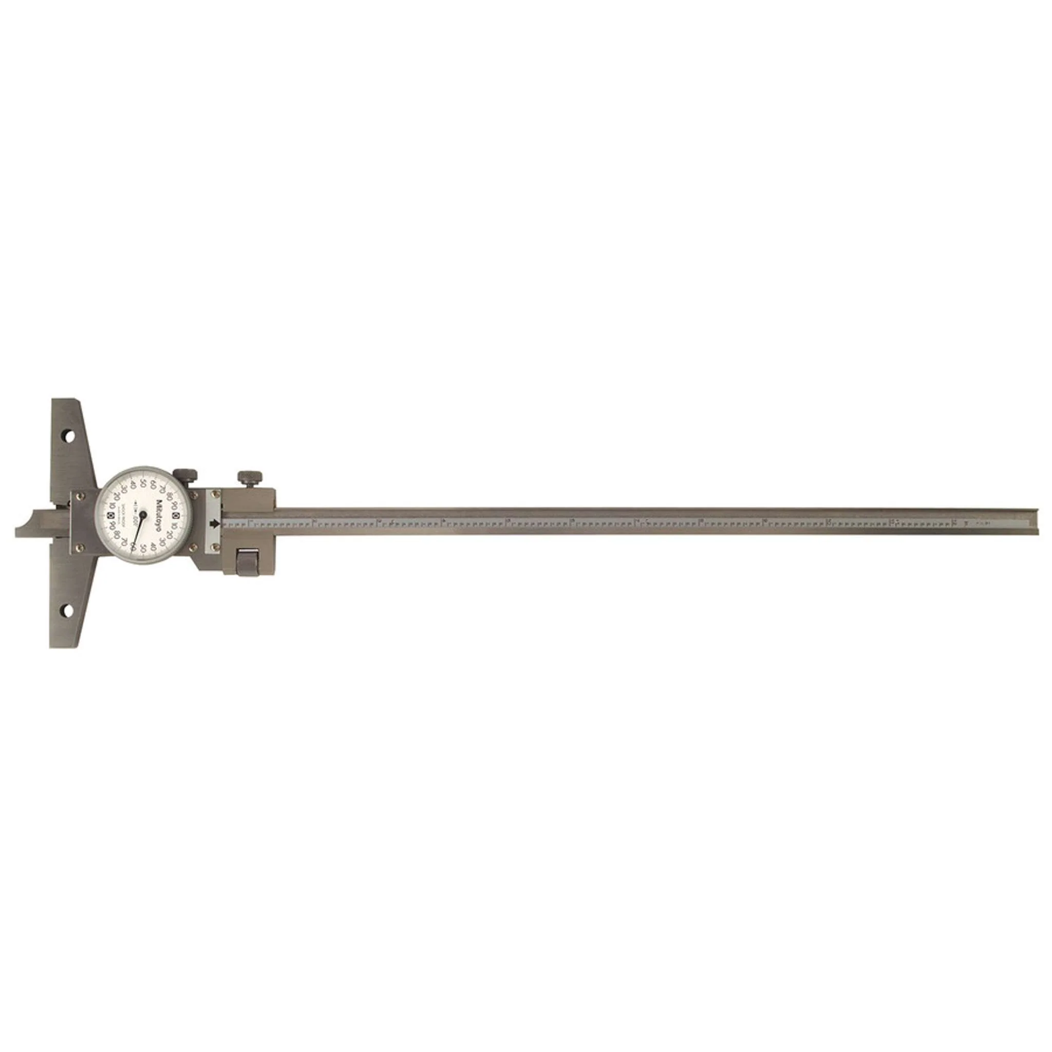 Medidor de profundidad Vernier con carátula 0-12 pulg, con Ajuste fino