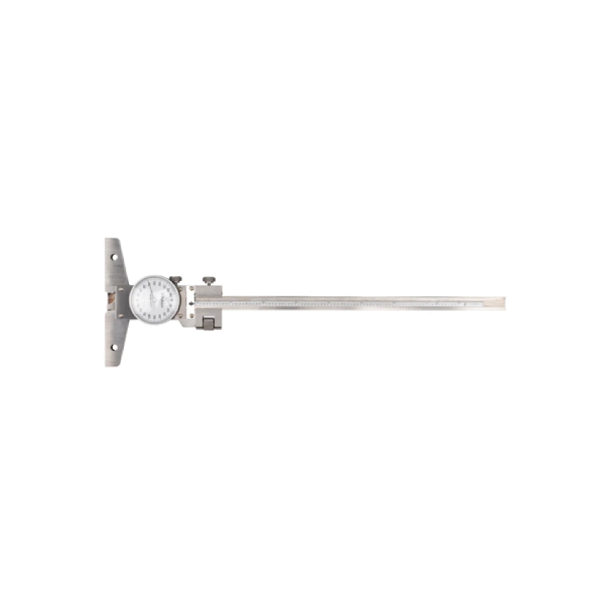 Medidor de profundidad Vernier con carátula 0-8 pulg, con Ajuste fino